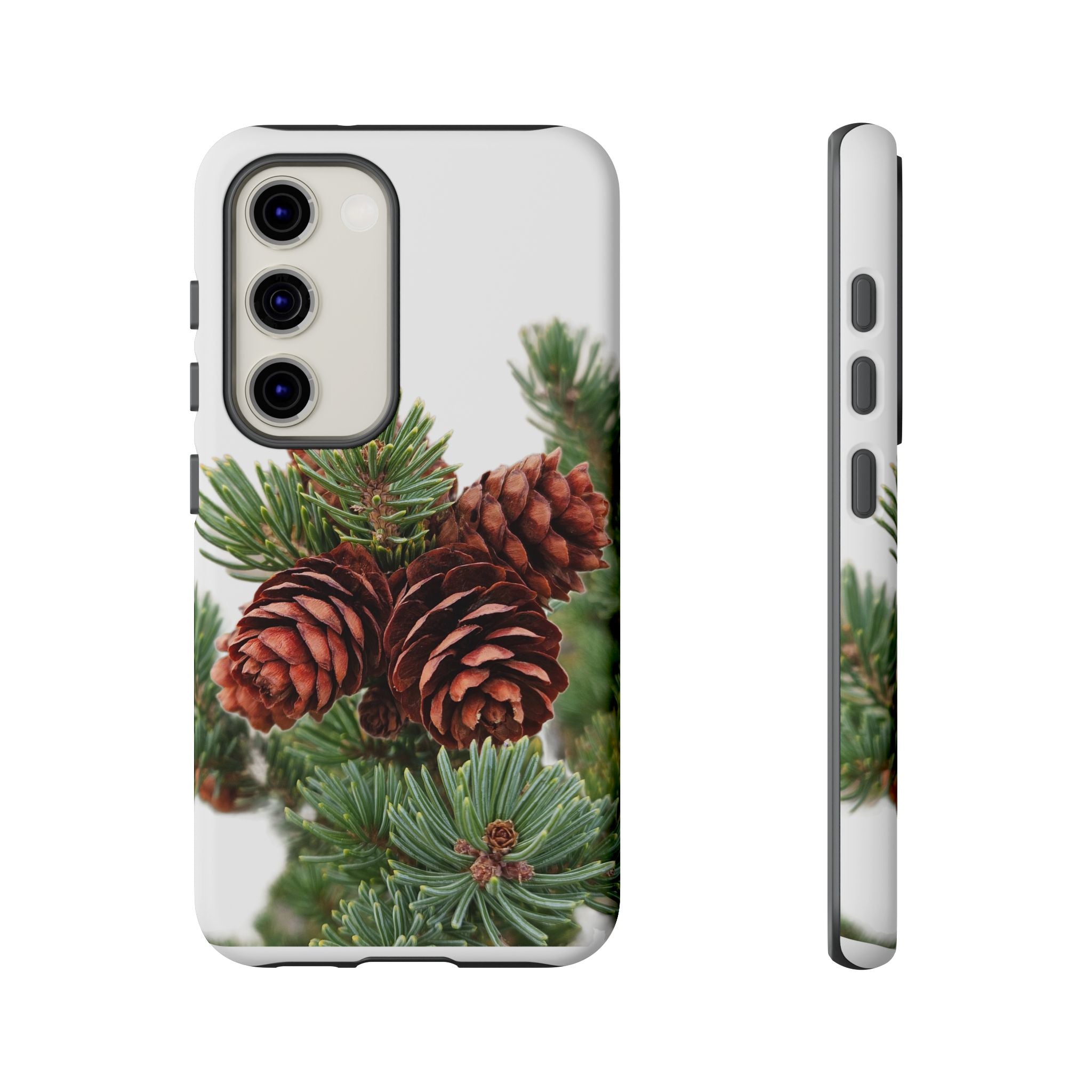 Pinecone Tough Phone Case — Protective Botanical Phone Cover