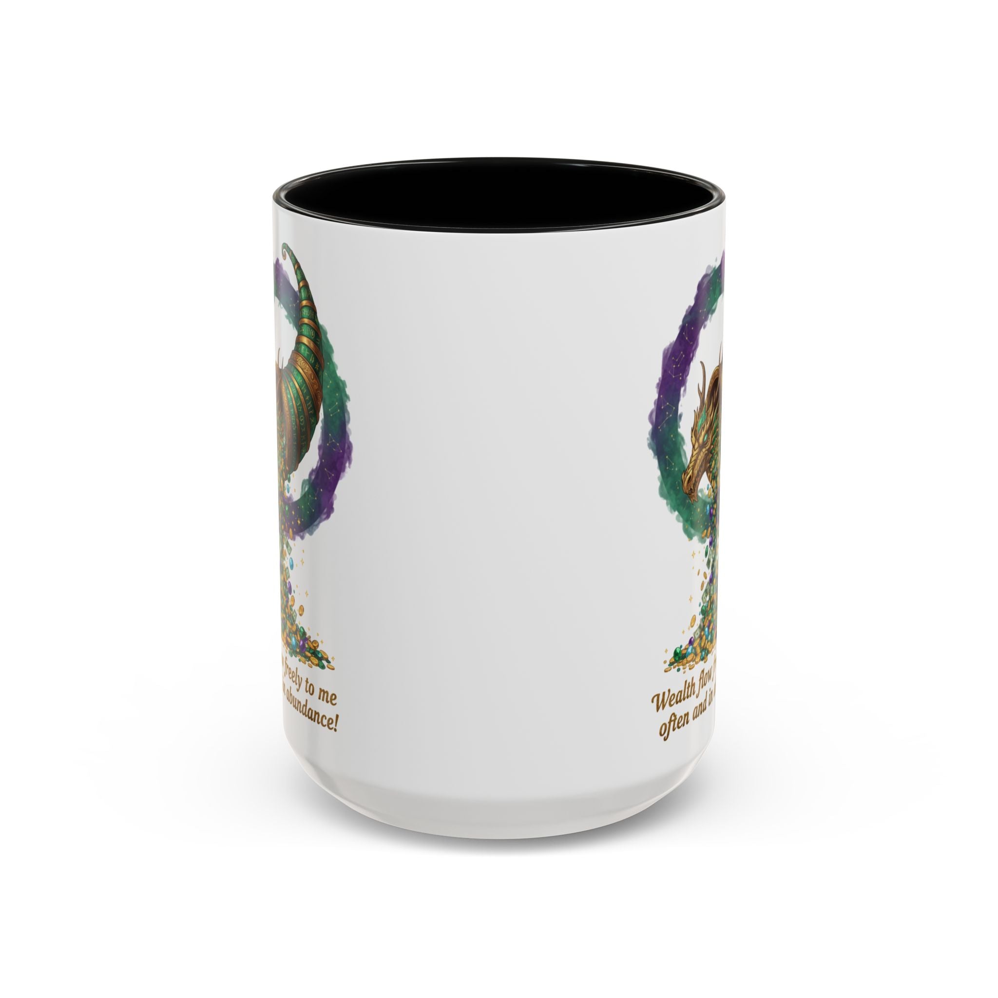 Cornucopia Wealth Coffee Mug — "Wealth flow freely to me often and in abundance!"
