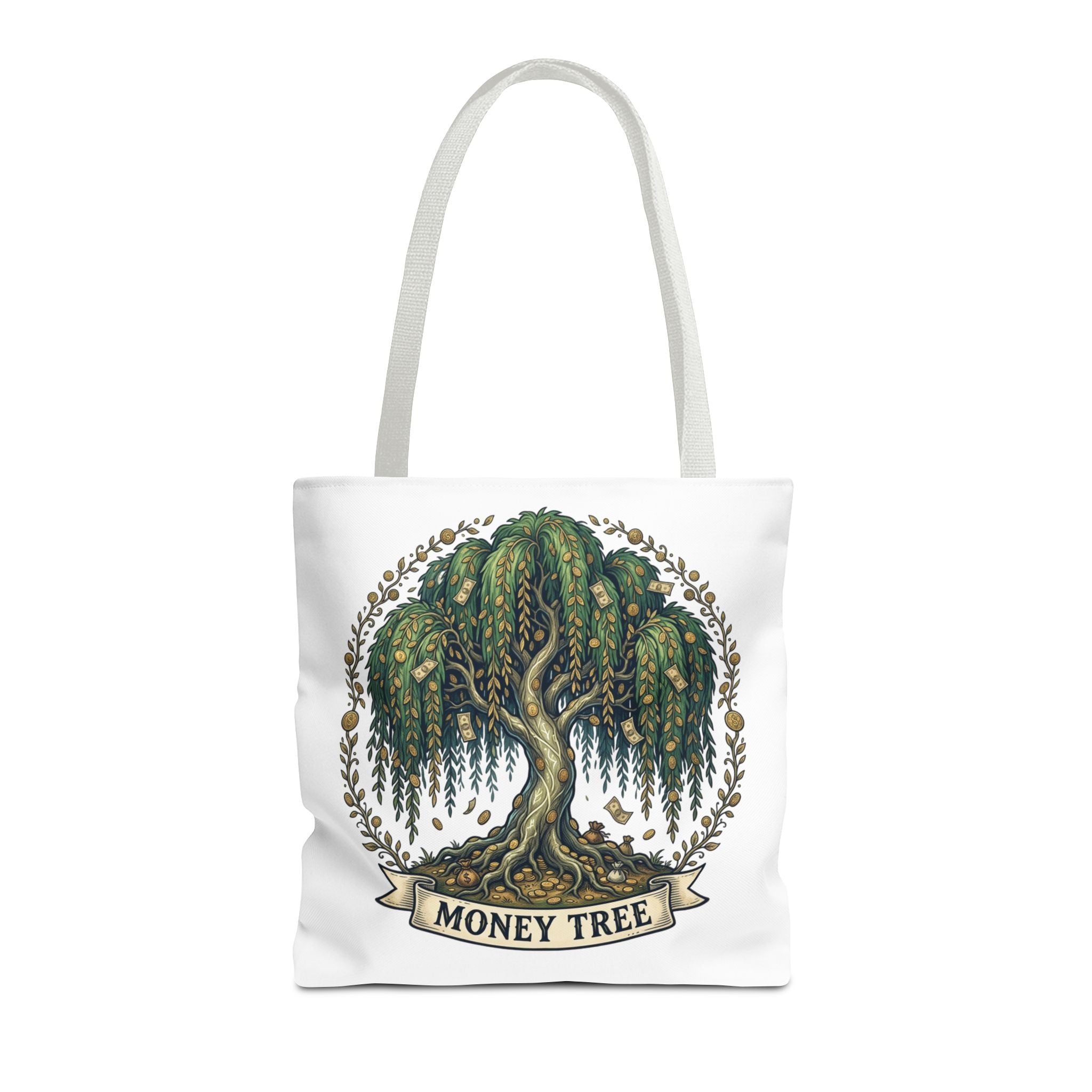 Money Tree Tote Bag — Decorative Prosperity Market Tote
