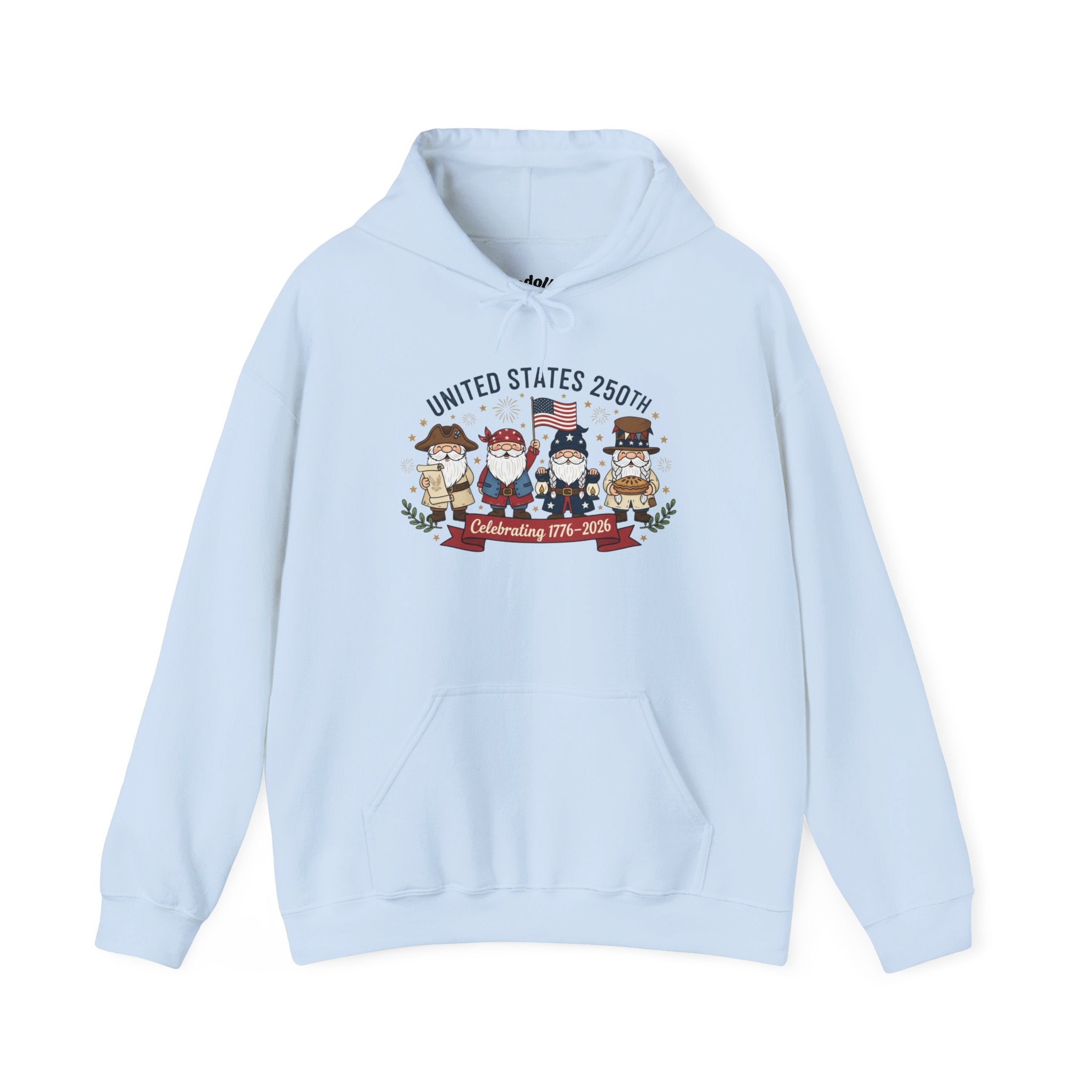 Hoodie — "United States 250th" Colonial Characters Anniversary Pullover