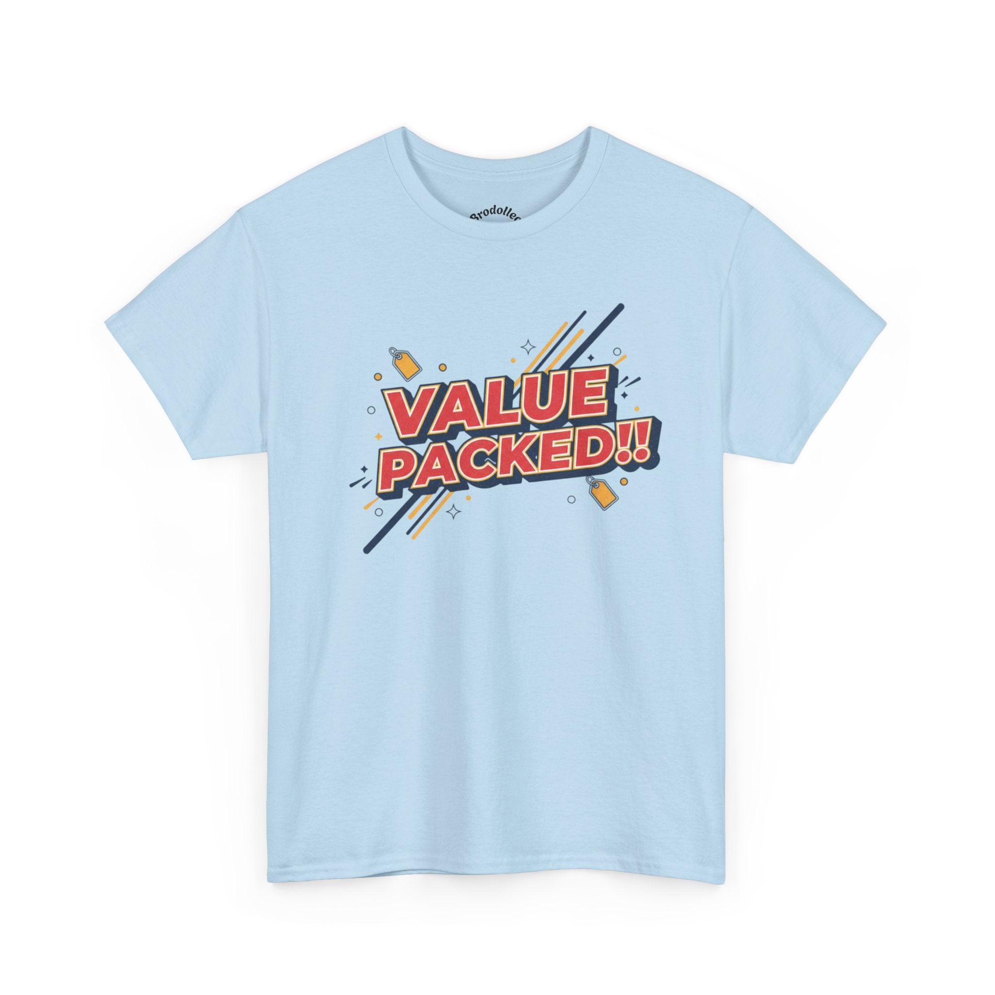 Value Packed! Graphic Tee — Retro Comic Style Casual T‑Shirt