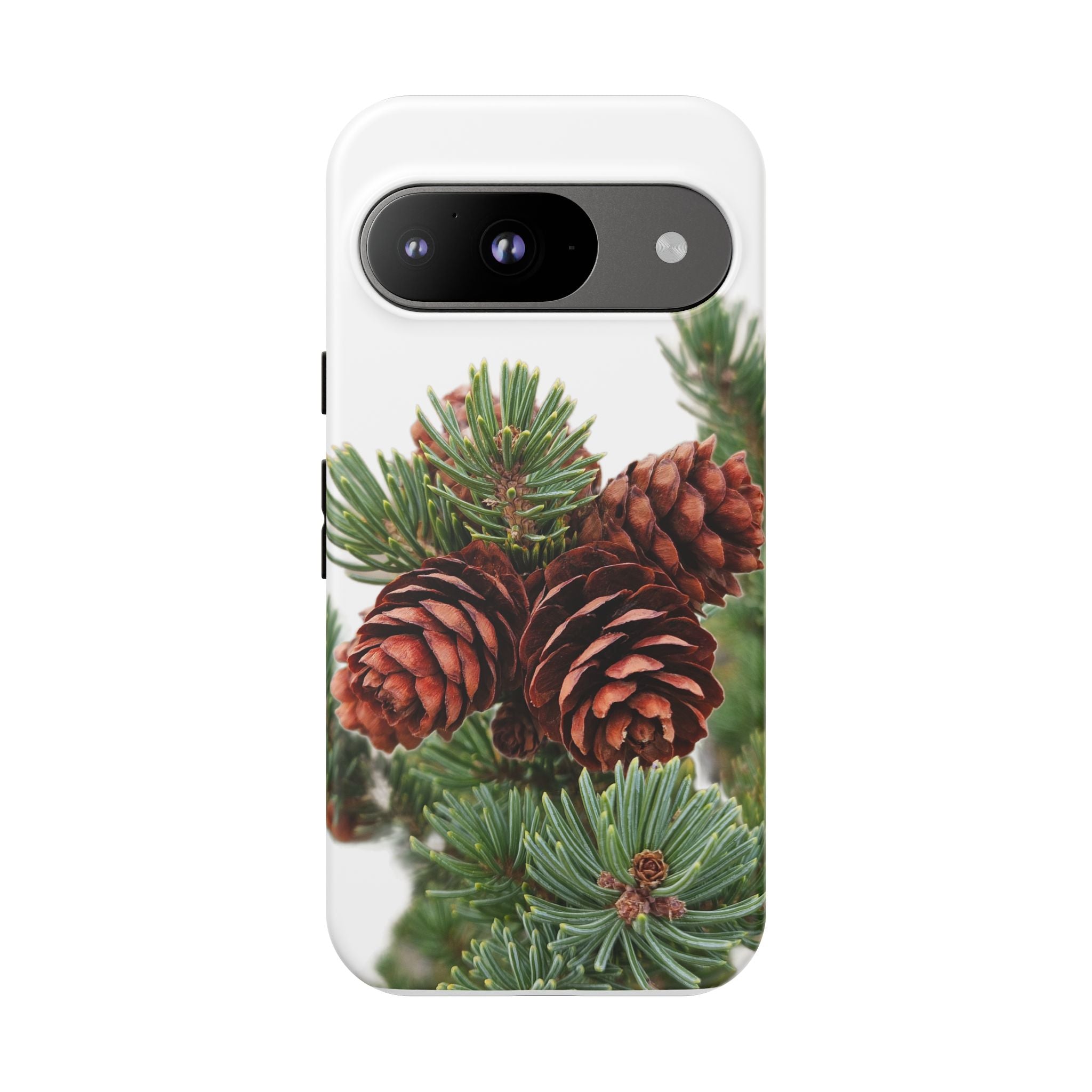 Pinecone Tough Phone Case — Protective Botanical Phone Cover