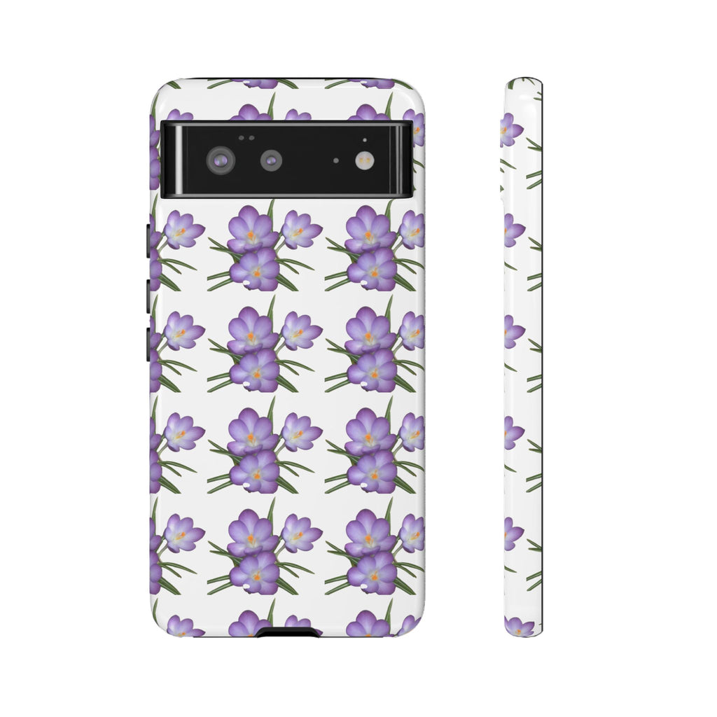 Tough Case — Purple Floral Phone Case