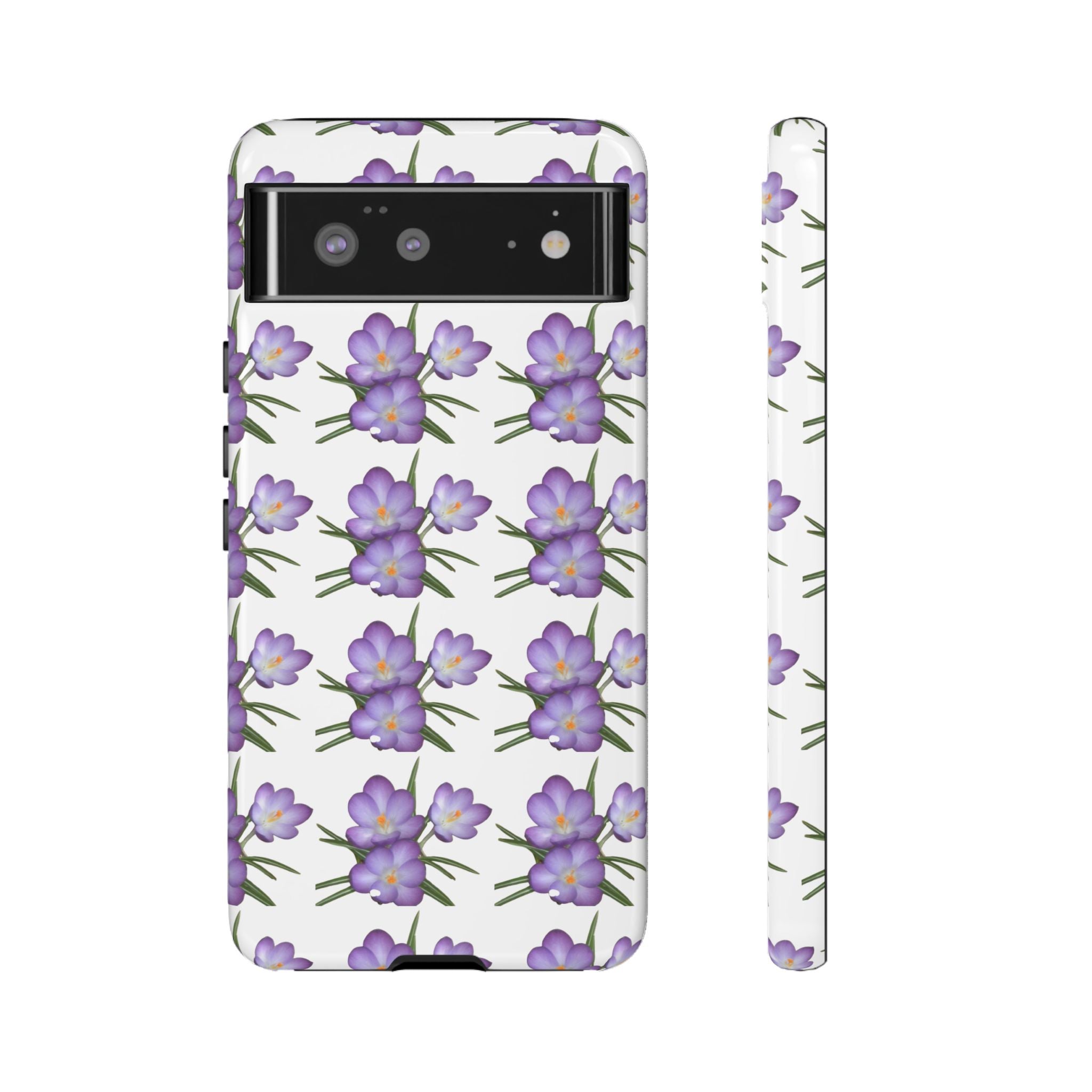 Tough Case — Purple Floral Phone Case