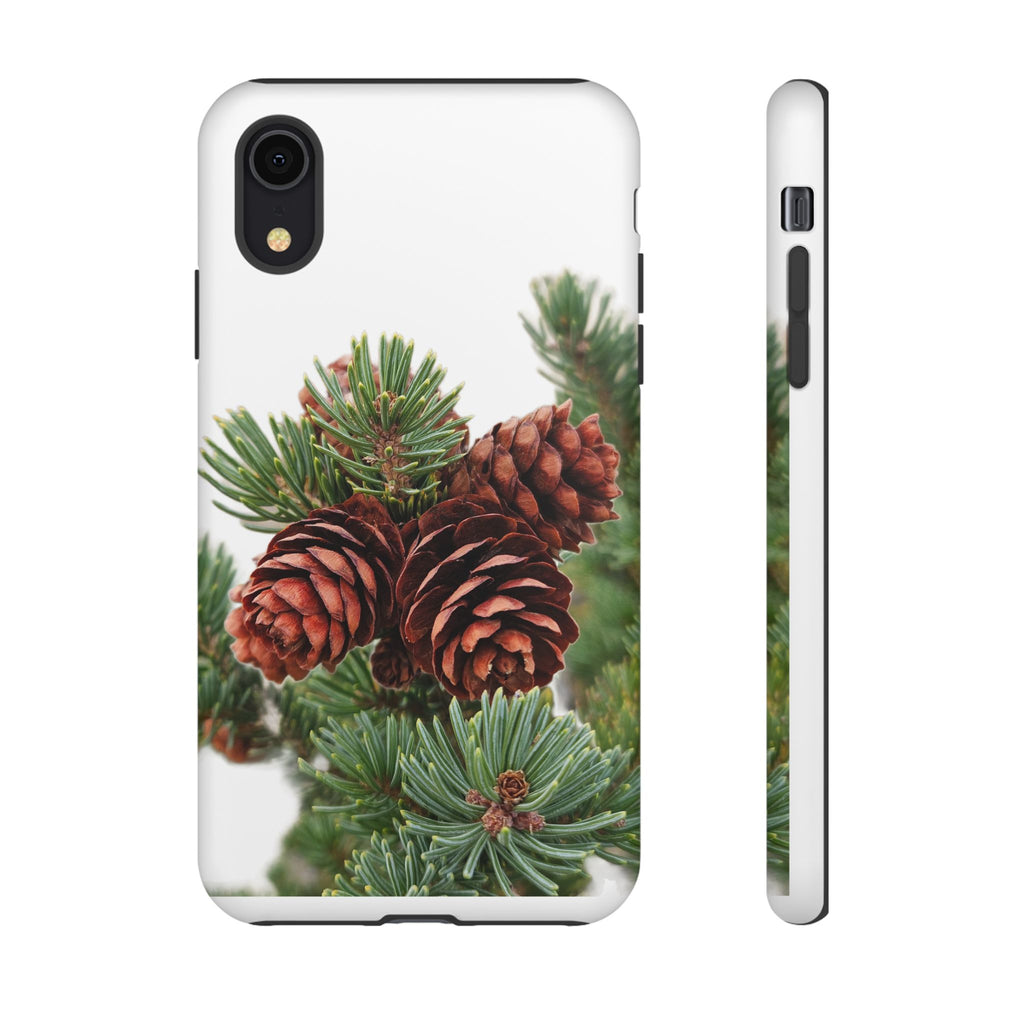 Pinecone Tough Phone Case — Protective Botanical Phone Cover