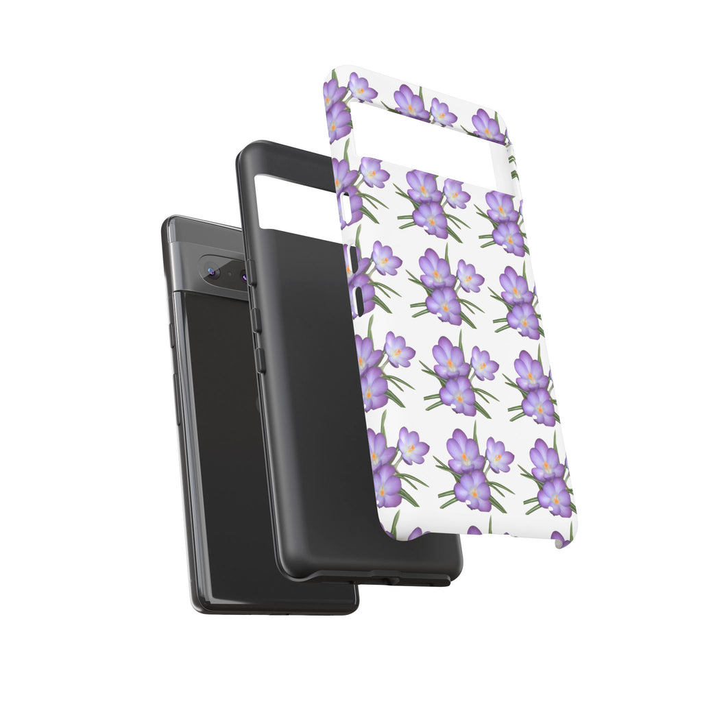 Tough Case — Purple Floral Phone Case