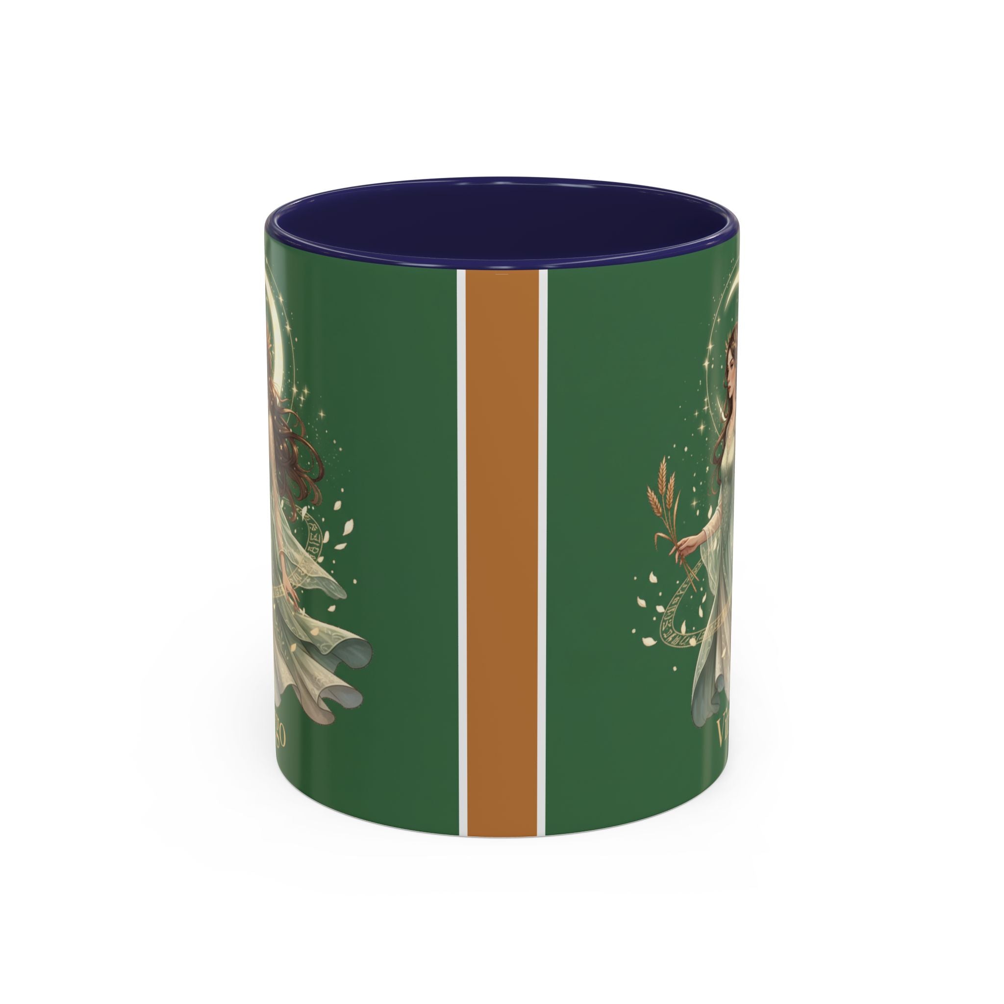 Virgo Zodiac Accent Coffee Mug — Astrological Virgo Gift (11/15oz)