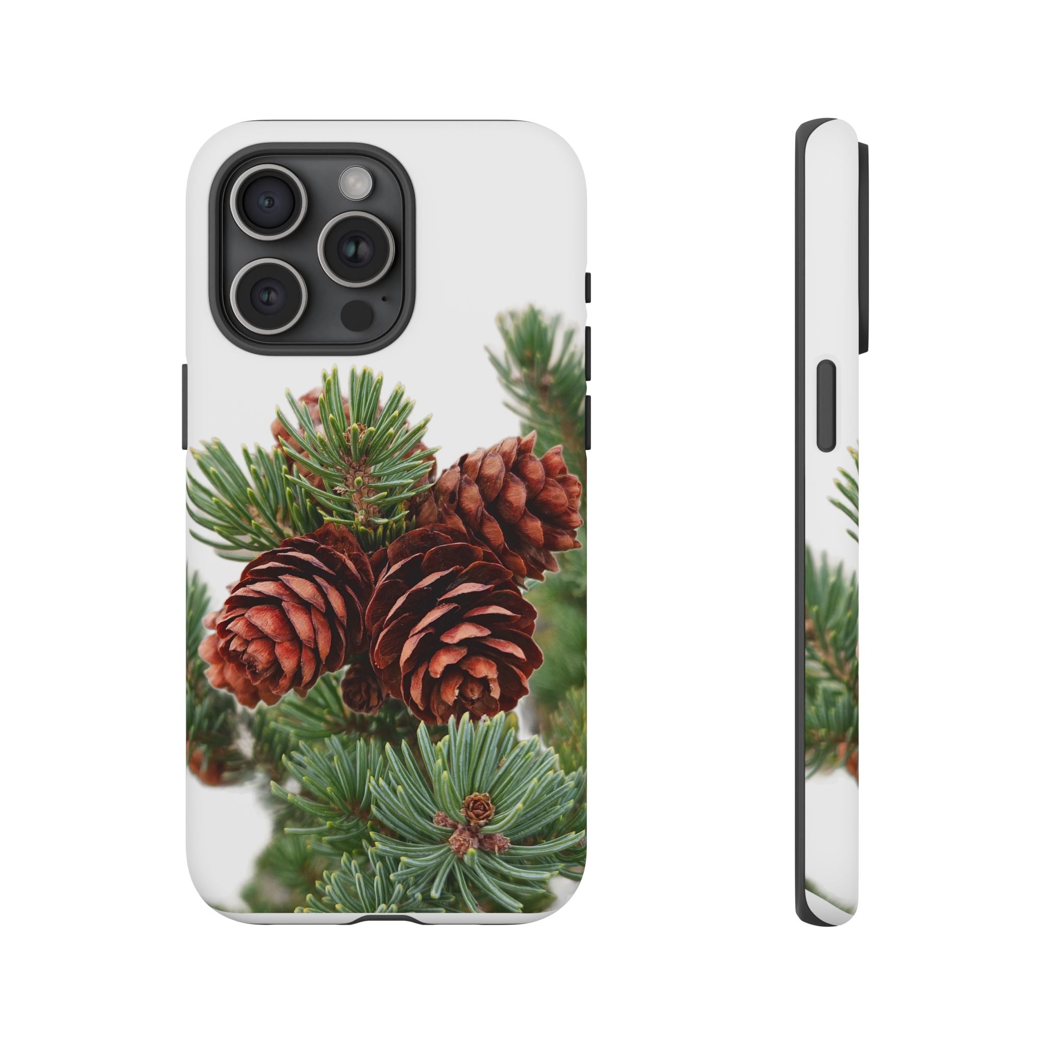 Pinecone Tough Phone Case — Protective Botanical Phone Cover