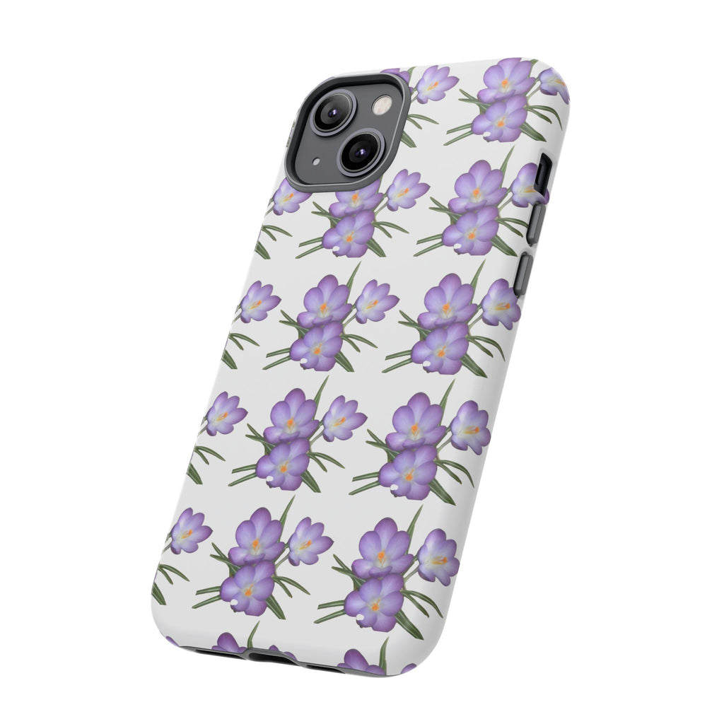 Tough Case — Purple Floral Phone Case