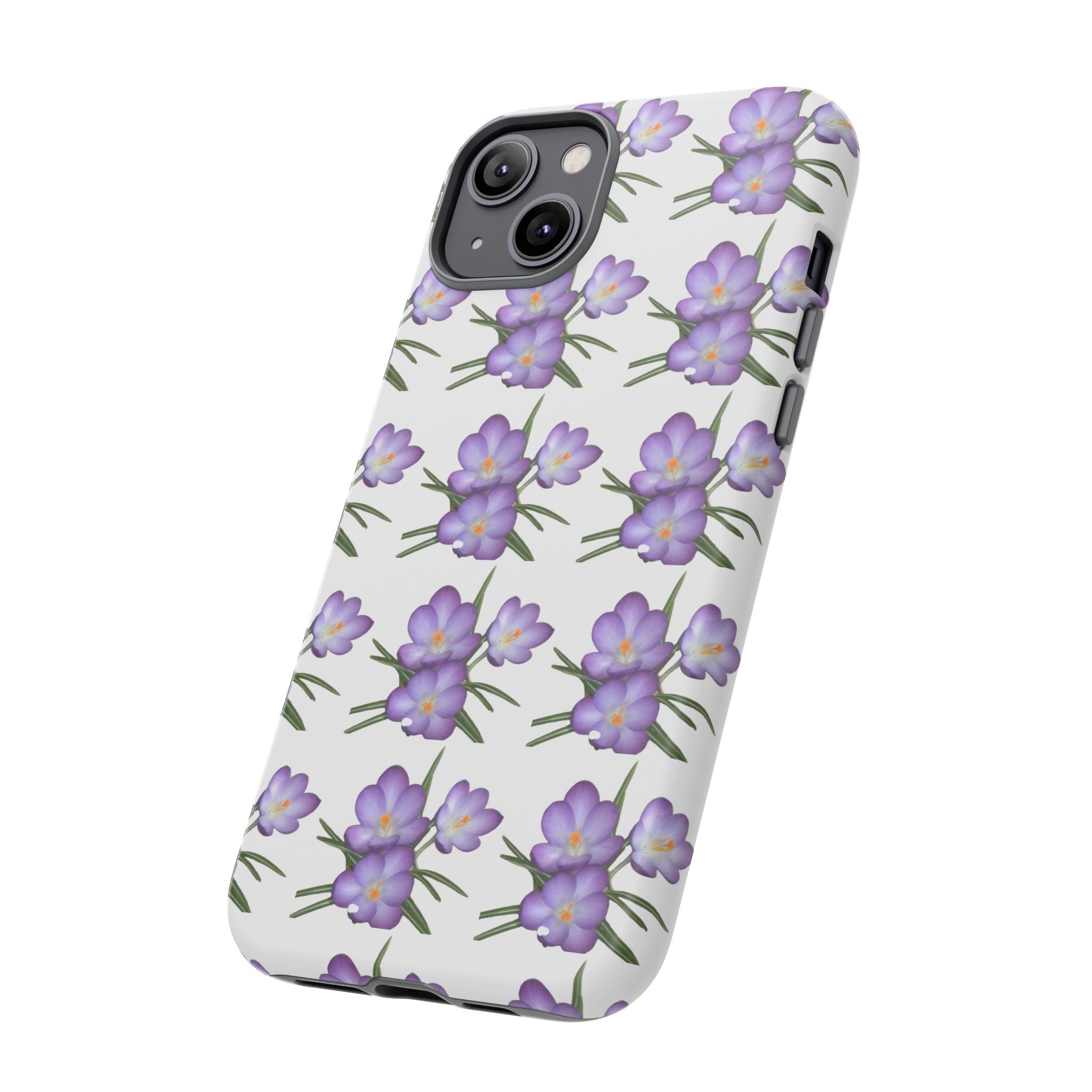Tough Case — Purple Floral Phone Case