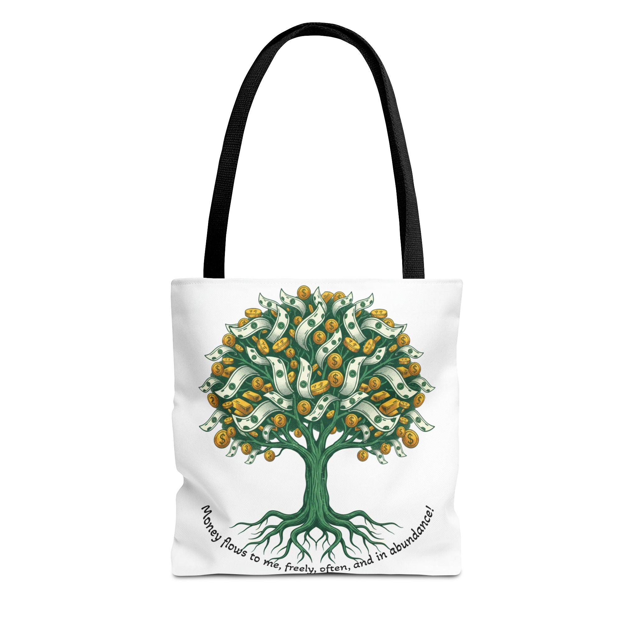 Money Tree Tote Bag — Illustrated Cash Tree Eco Shopper