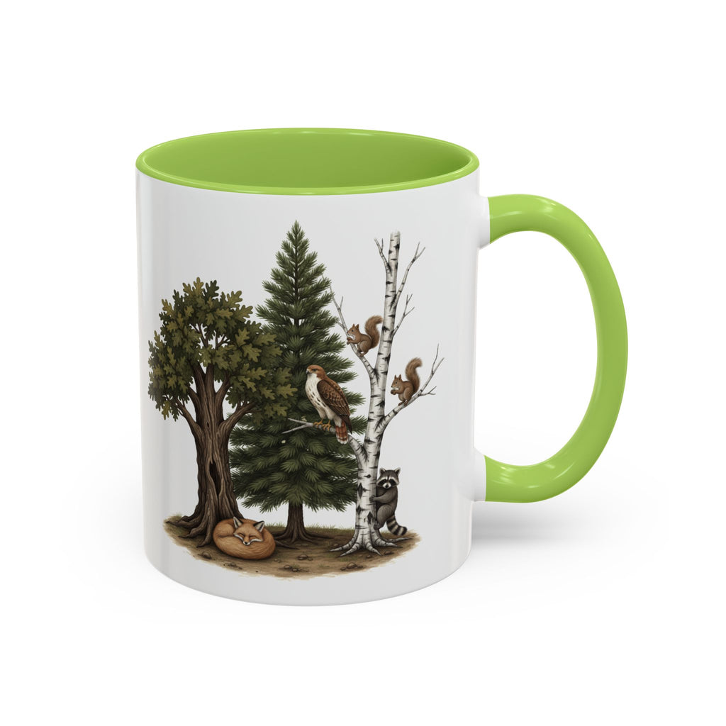 Get Outside! Nature Coffee Mug — Woodland Animals Accent Mug