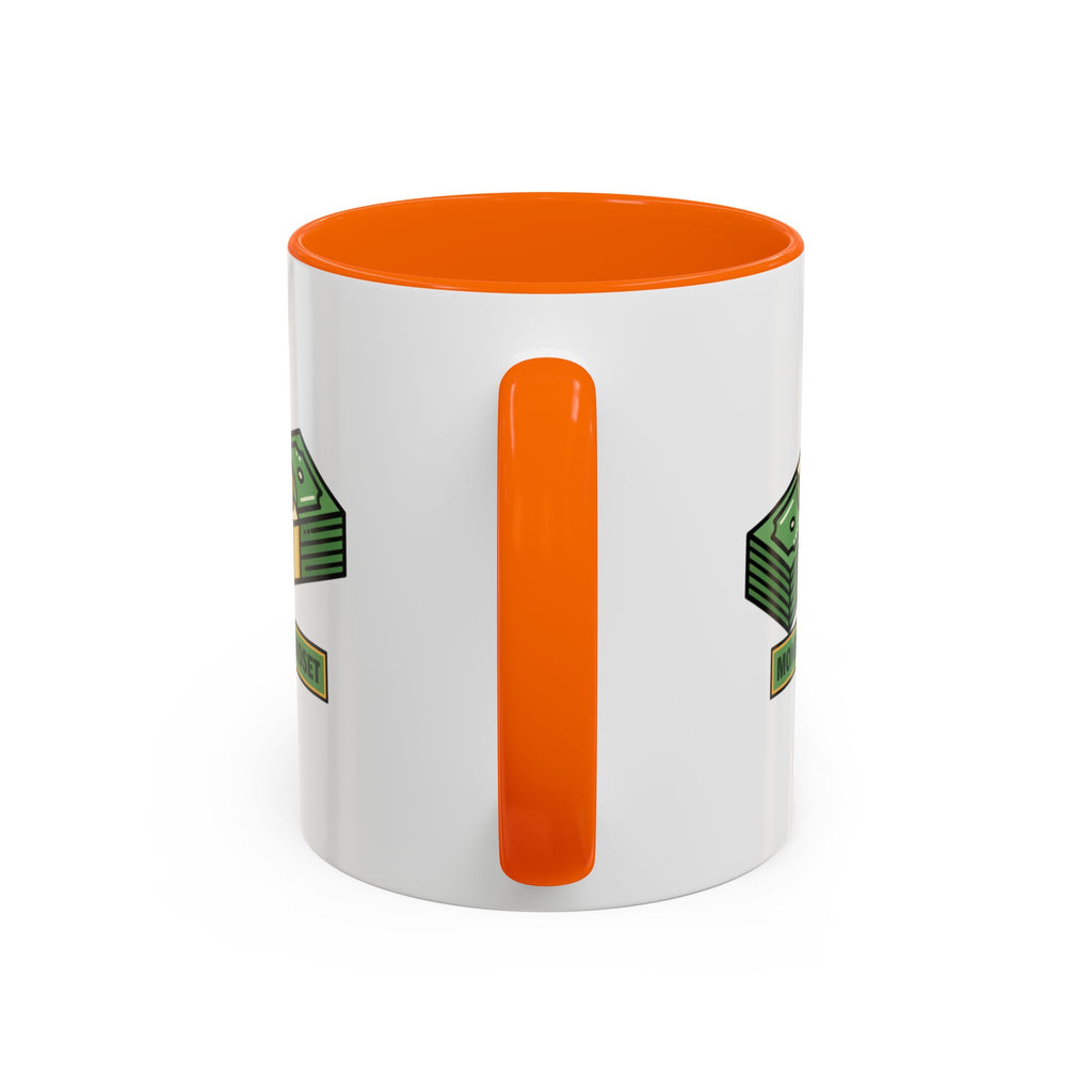 Money Mindset Coffee Mug — Stack of Cash Accent Mug (11/15oz)
