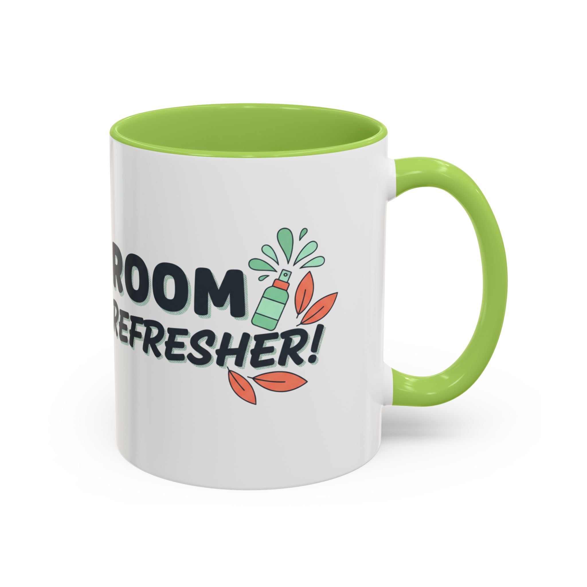 Room Refresher Coffee Mug — Funny Scented Spray Graphic Accent Mug