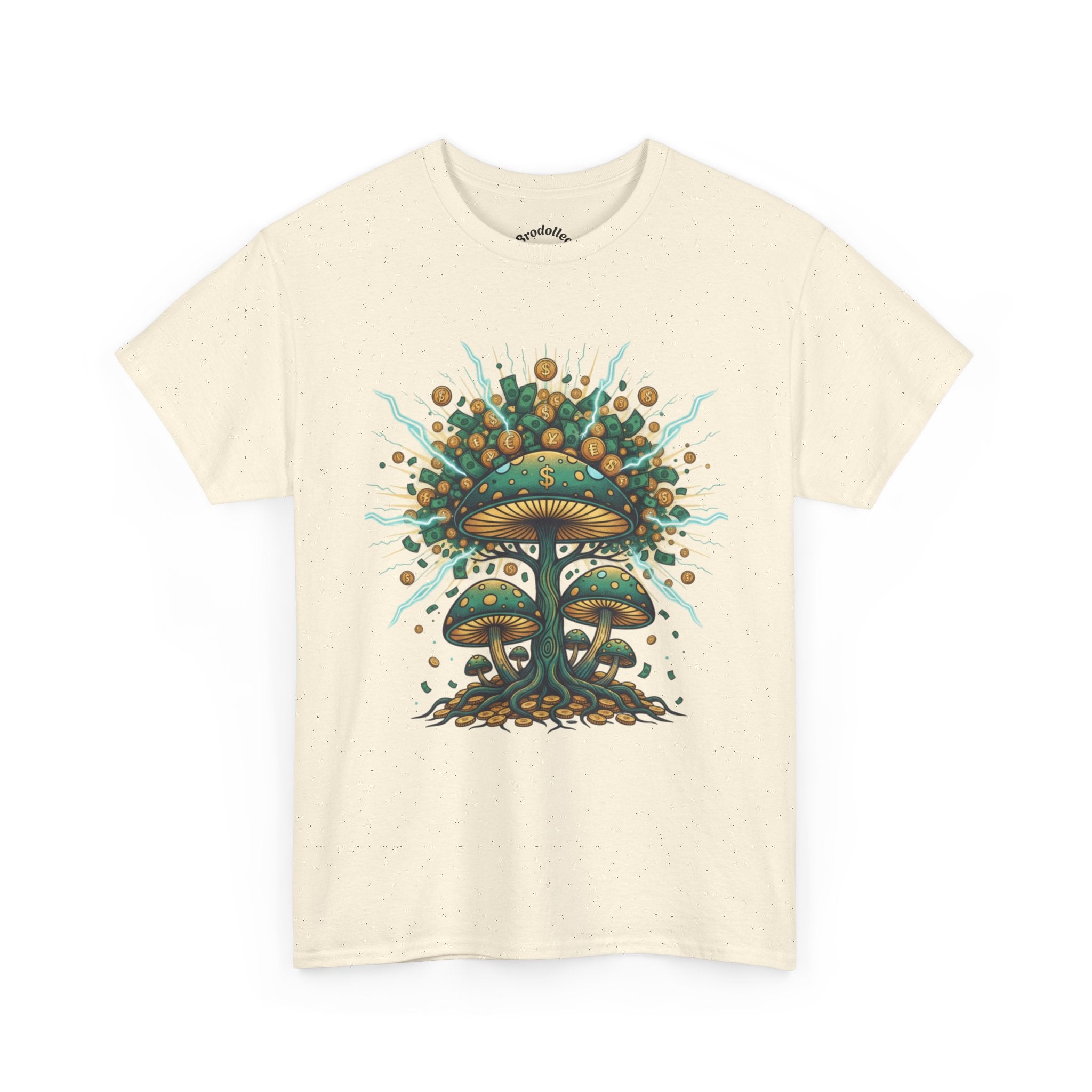 Mushroom Tree Graphic Tee — Psychedelic Nature Art T-Shirt