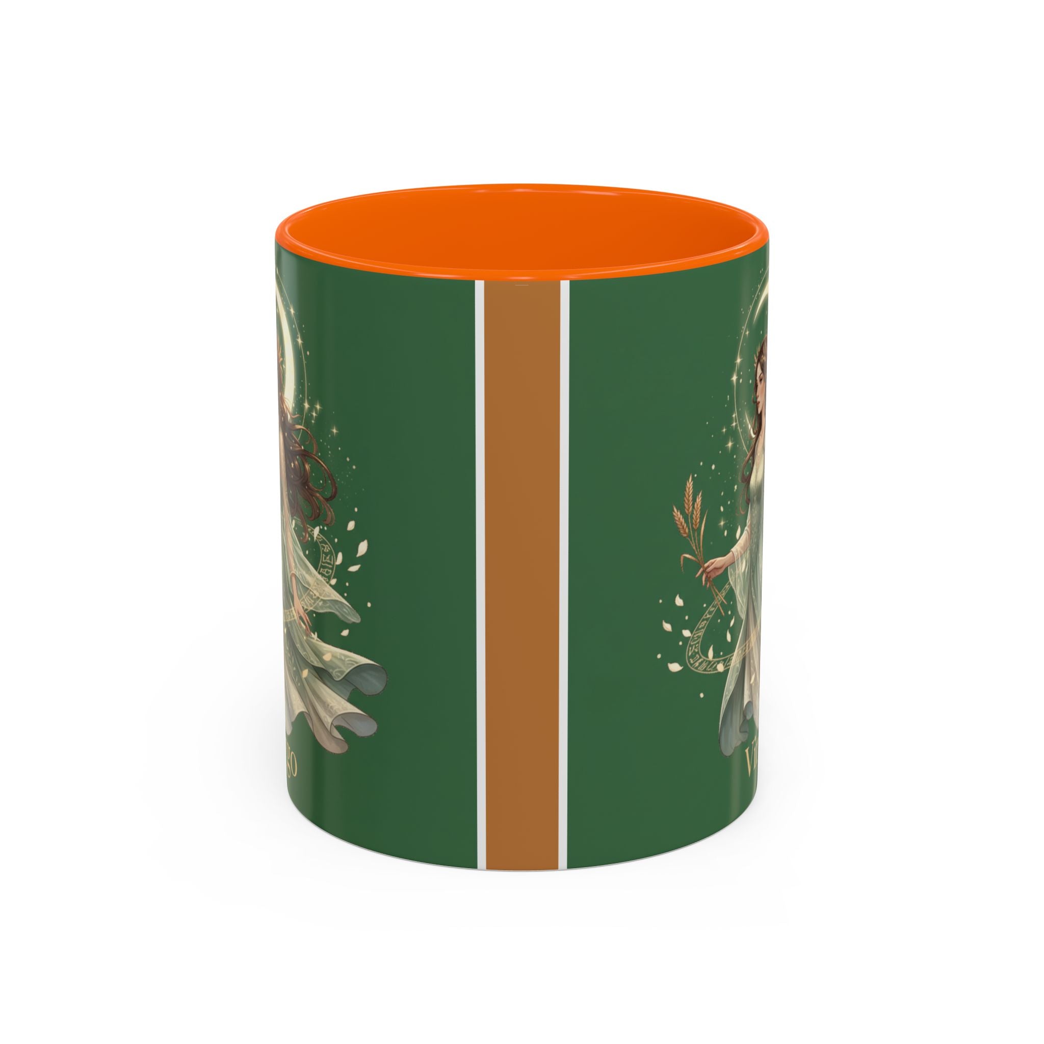 Virgo Zodiac Accent Coffee Mug — Astrological Virgo Gift (11/15oz)