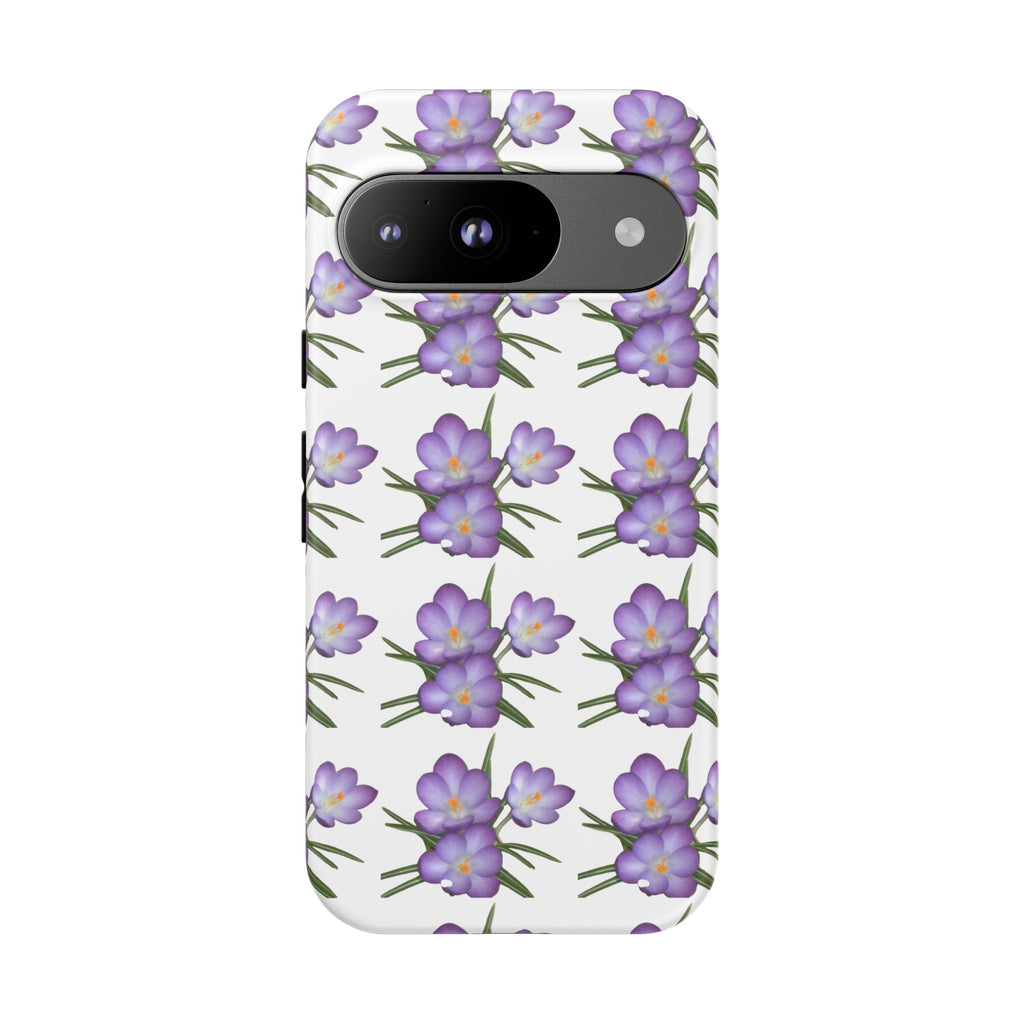 Tough Case — Purple Floral Phone Case
