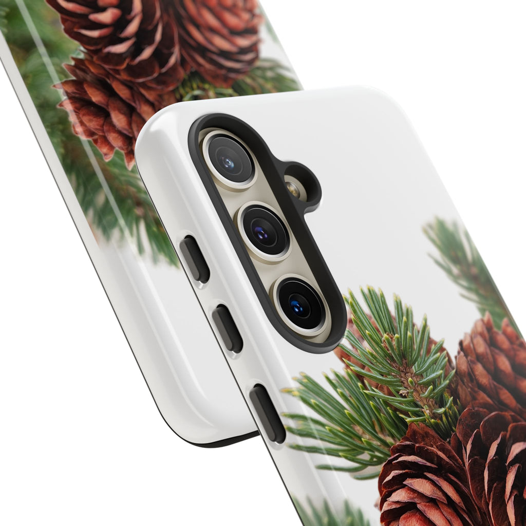 Pinecone Tough Phone Case — Protective Botanical Phone Cover