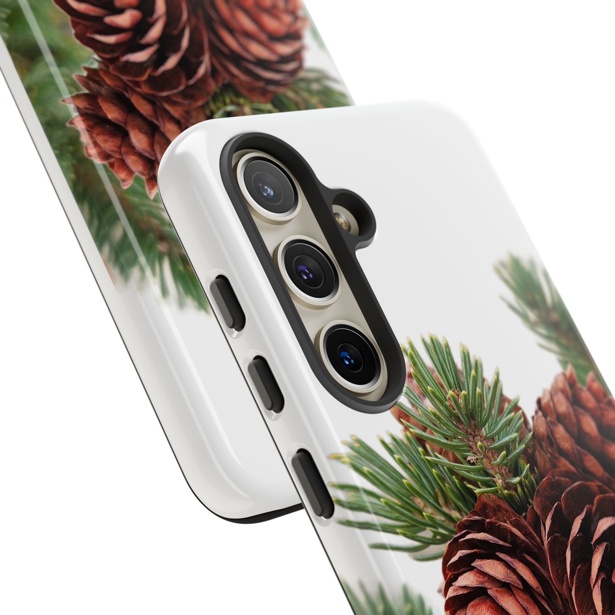 Pinecone Tough Phone Case — Protective Botanical Phone Cover