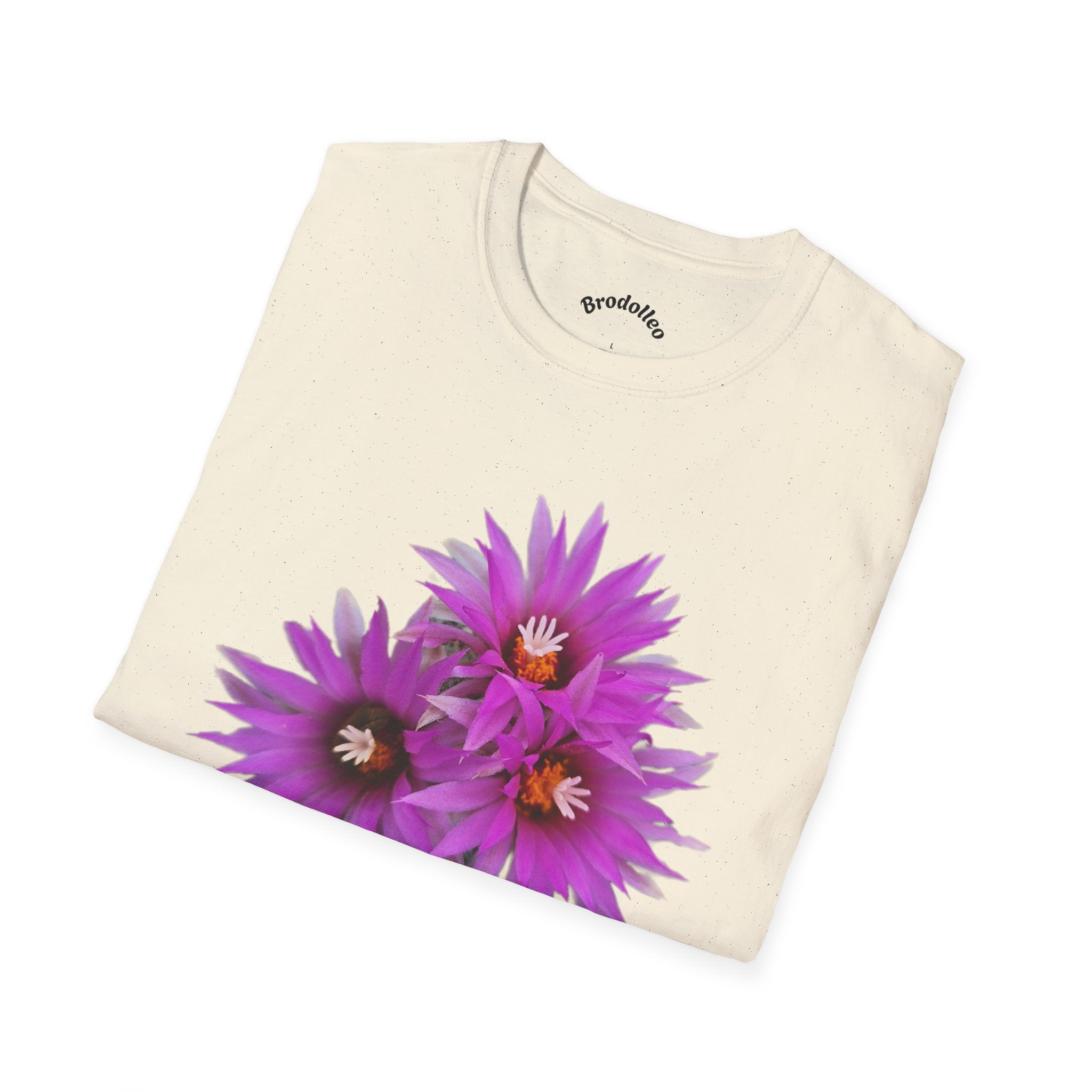Purple Cactus Flower T-Shirt — Vibrant Desert Bloom Tee