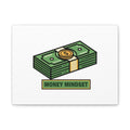 Canvas Wall Art – Money Mindset Stack Graphic (Matte Stretched Canvas)