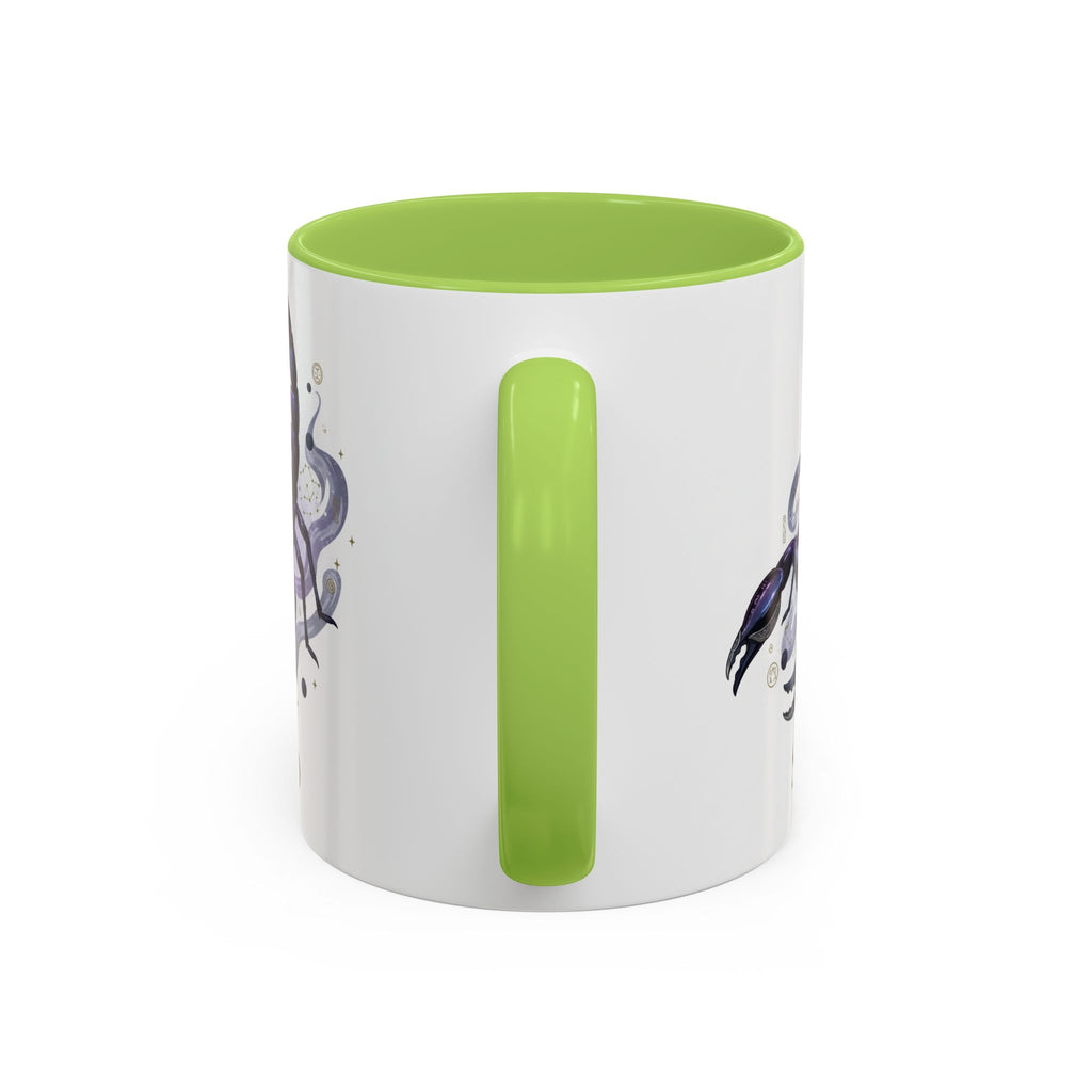 Scorpio Zodiac Coffee Mug — Purple Scorpion Accent Mug (11/15oz)