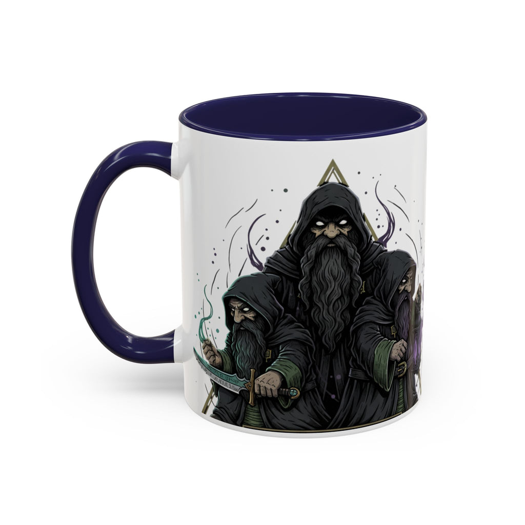 Grim Sorcerer Accent Coffee Mug – Witchy Wizard Magic 11/15oz