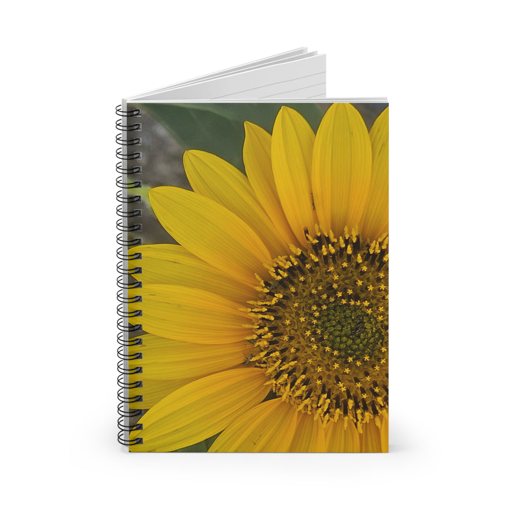 Sunflower Spiral Notebook — Ruled Journal for Notes & School