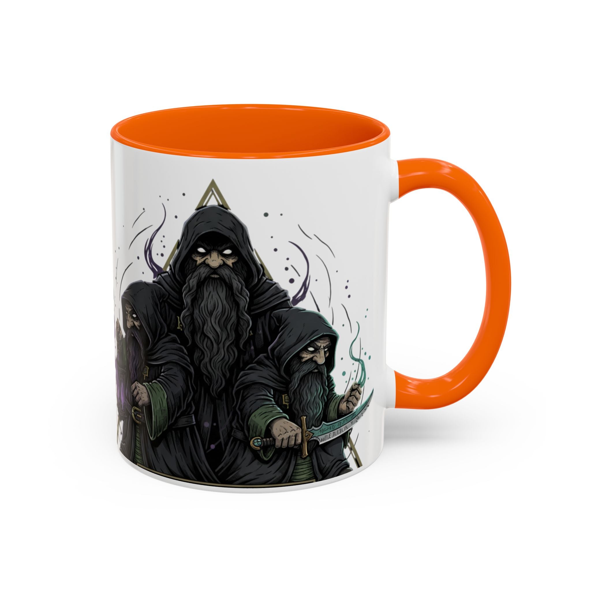 Grim Sorcerer Accent Coffee Mug – Witchy Wizard Magic 11/15oz