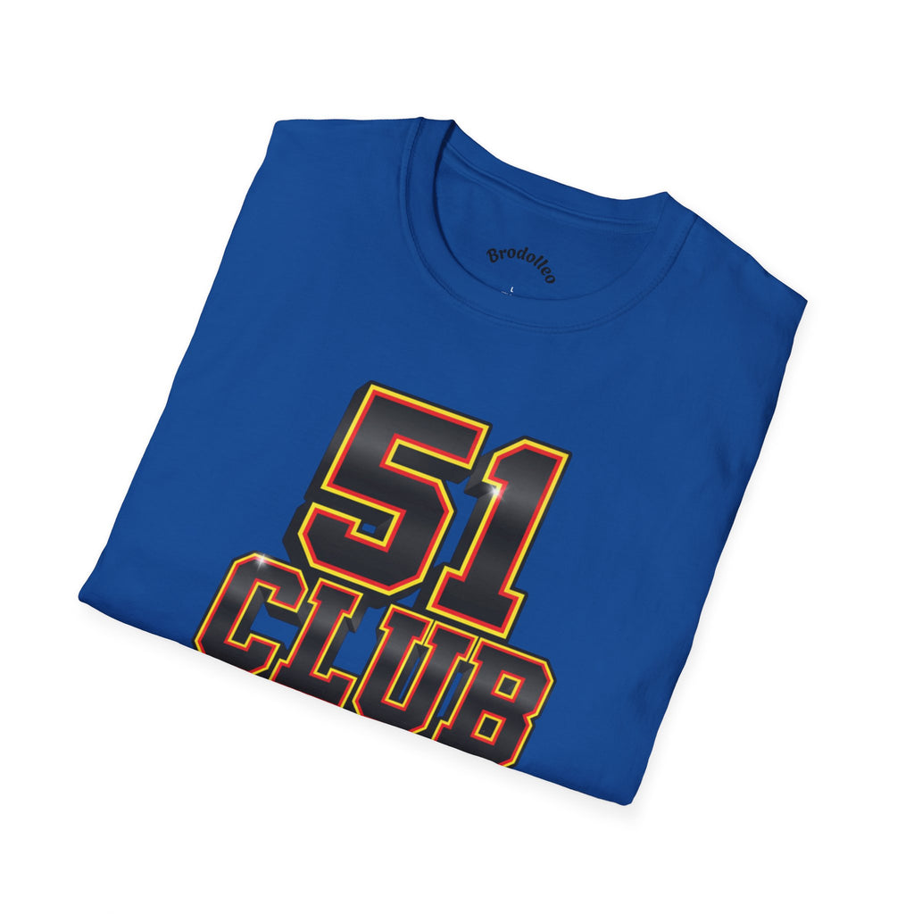 51 Club T‑Shirt — Vintage Collegiate Number Graphic Tee