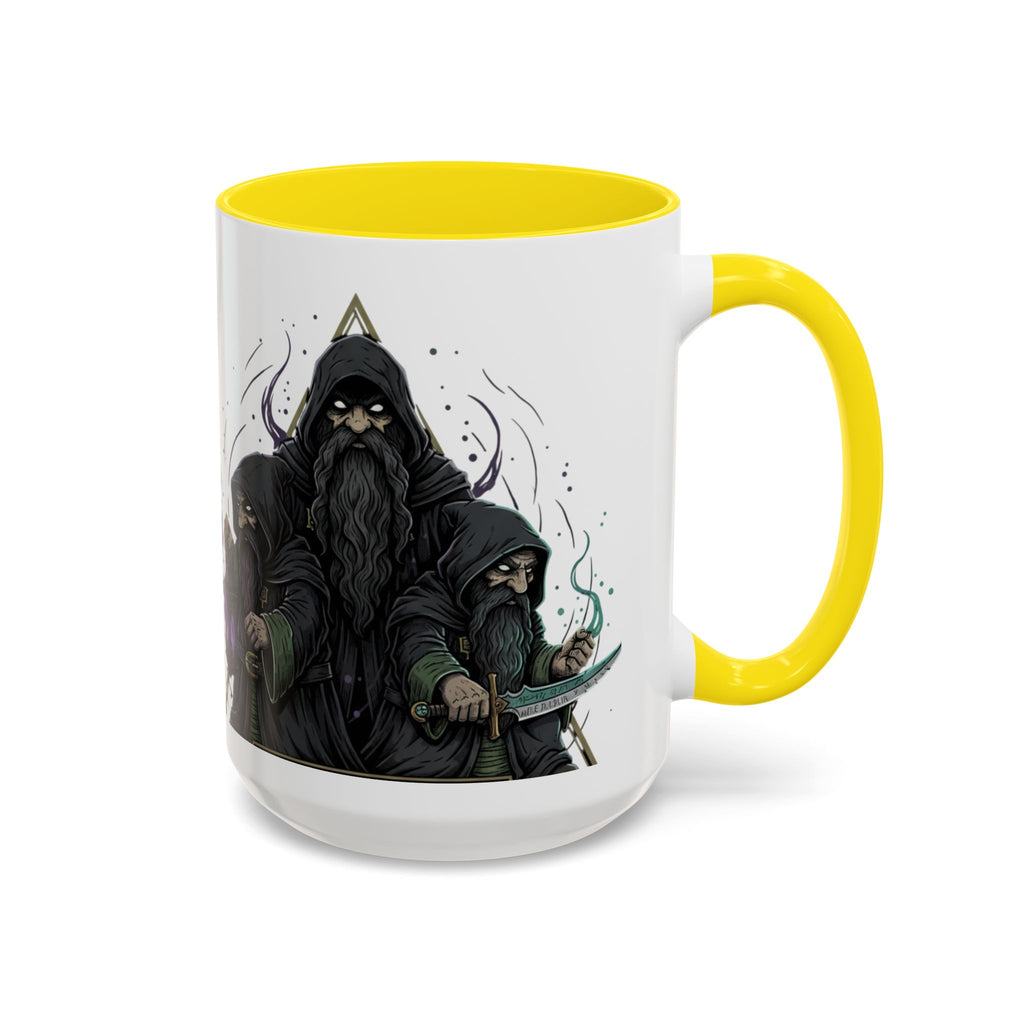 Grim Sorcerer Accent Coffee Mug – Witchy Wizard Magic 11/15oz
