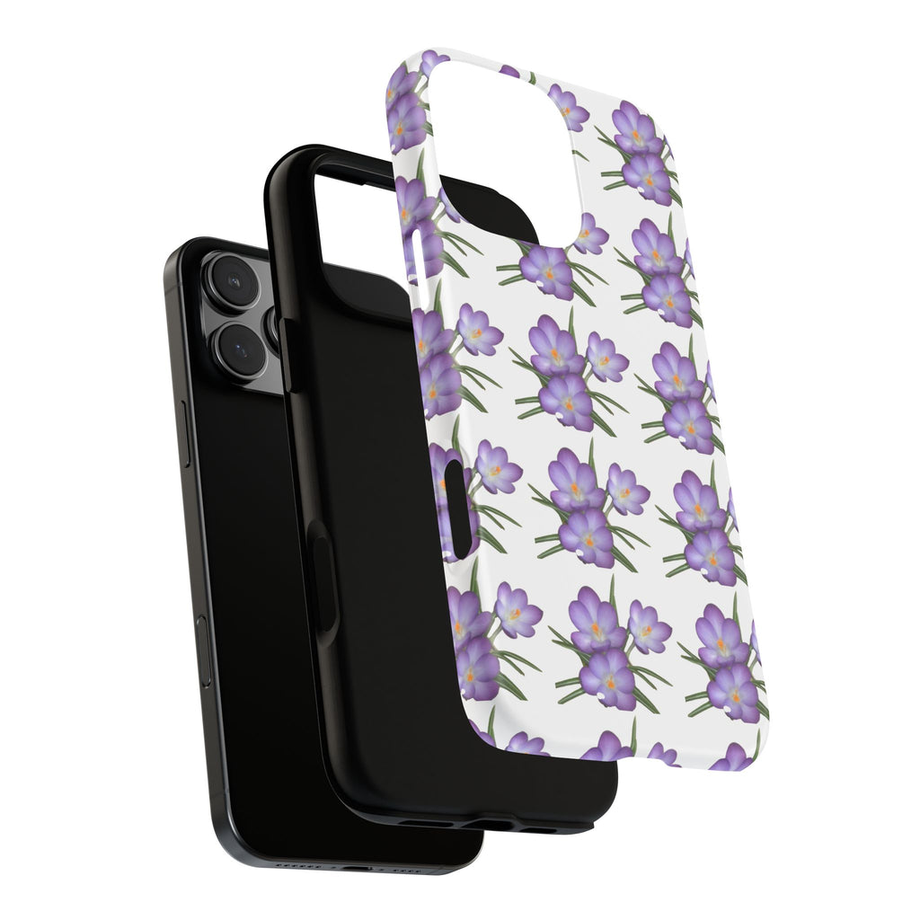 Tough Case — Purple Floral Phone Case