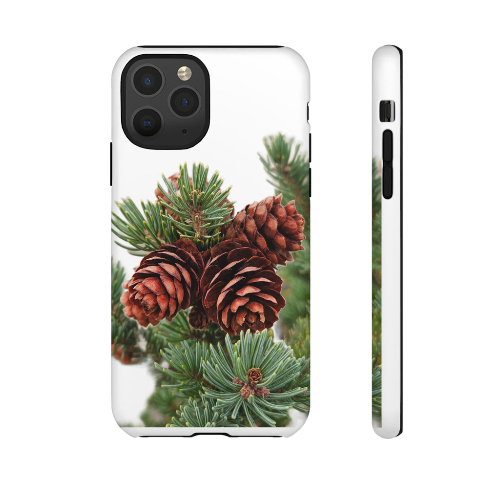 Pinecone Tough Phone Case — Protective Botanical Phone Cover