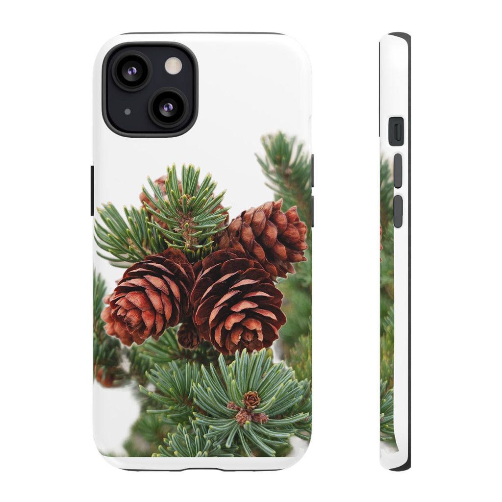 Pinecone Tough Phone Case — Protective Botanical Phone Cover