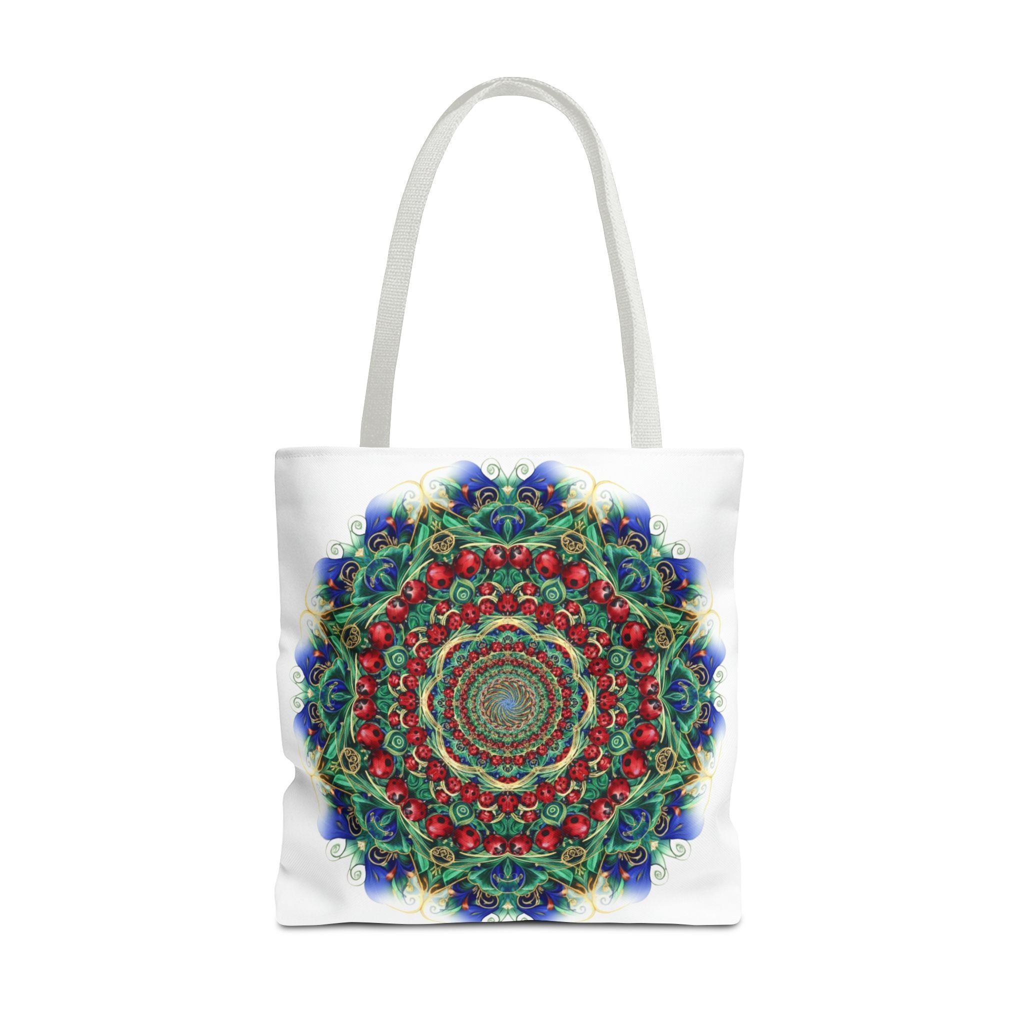Bohemian Kaleidoscope Tote Bag — Colorful Mandala AOP Beach & Market Tote