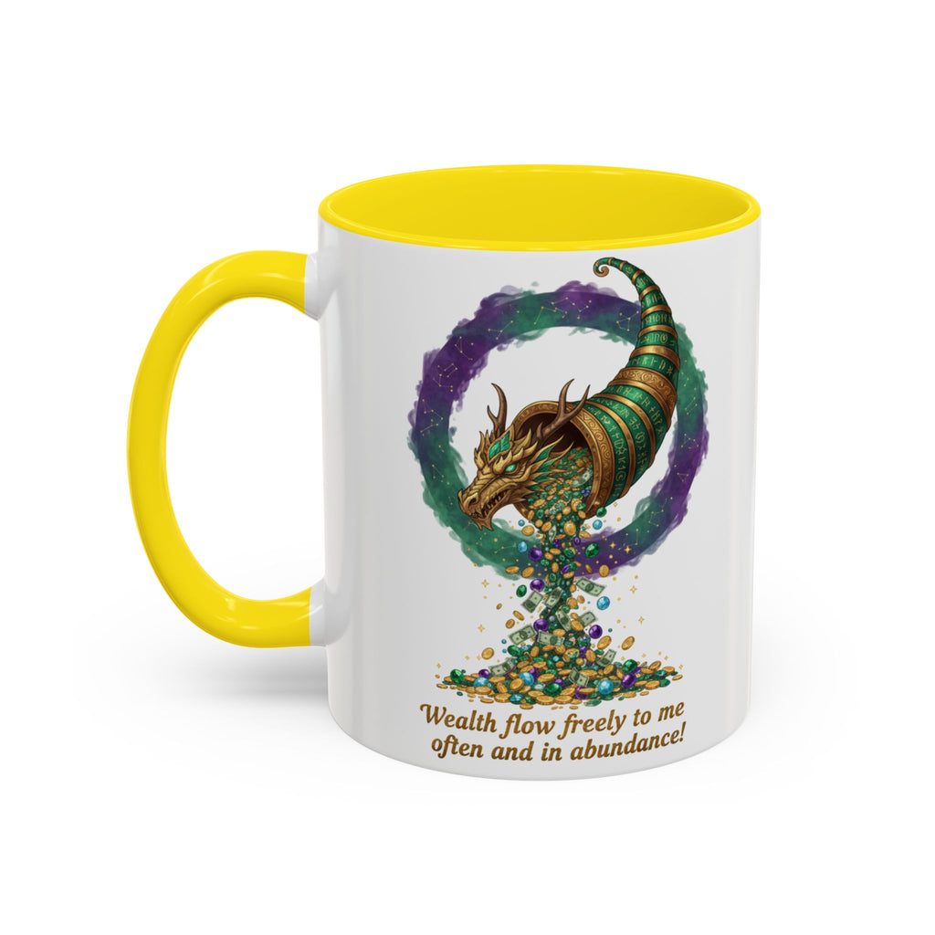 Cornucopia Wealth Coffee Mug — "Wealth flow freely to me often and in abundance!"