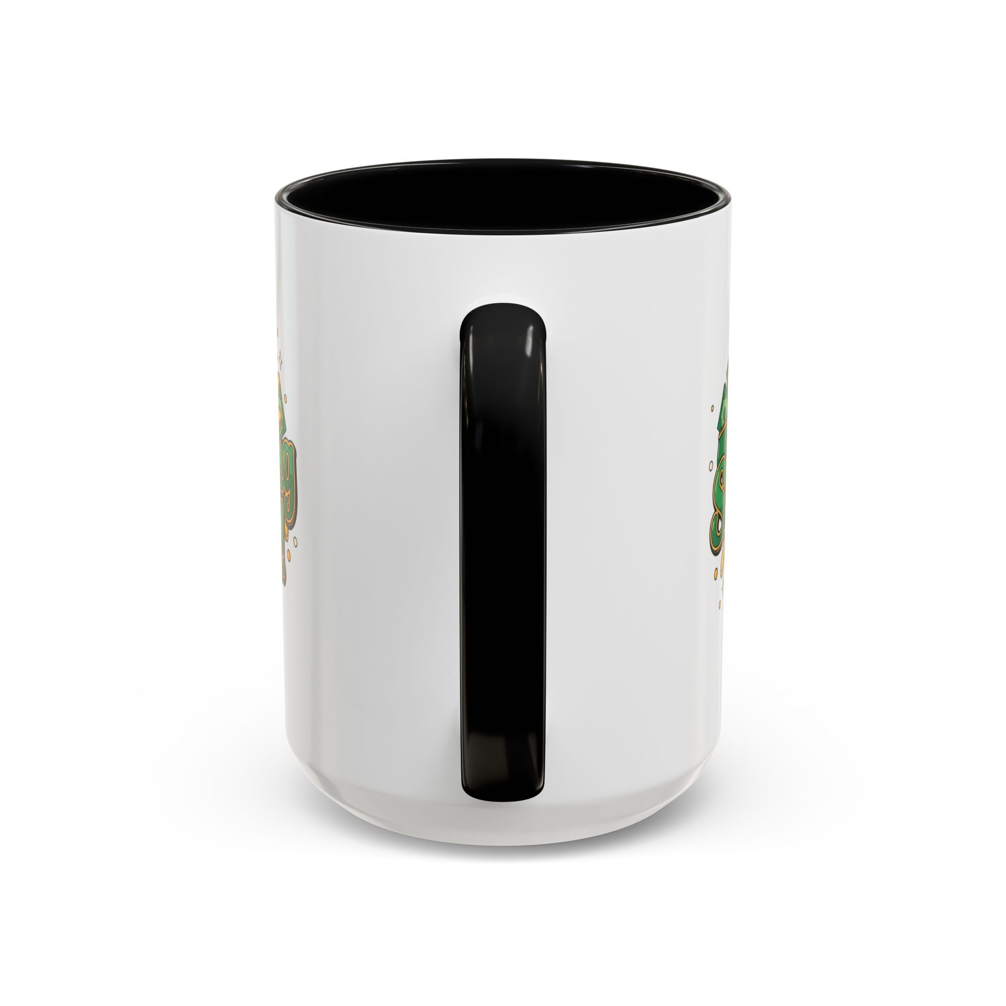 Just Stashing Cash Accent Coffee Mug — Inspirational Money Affirmation
