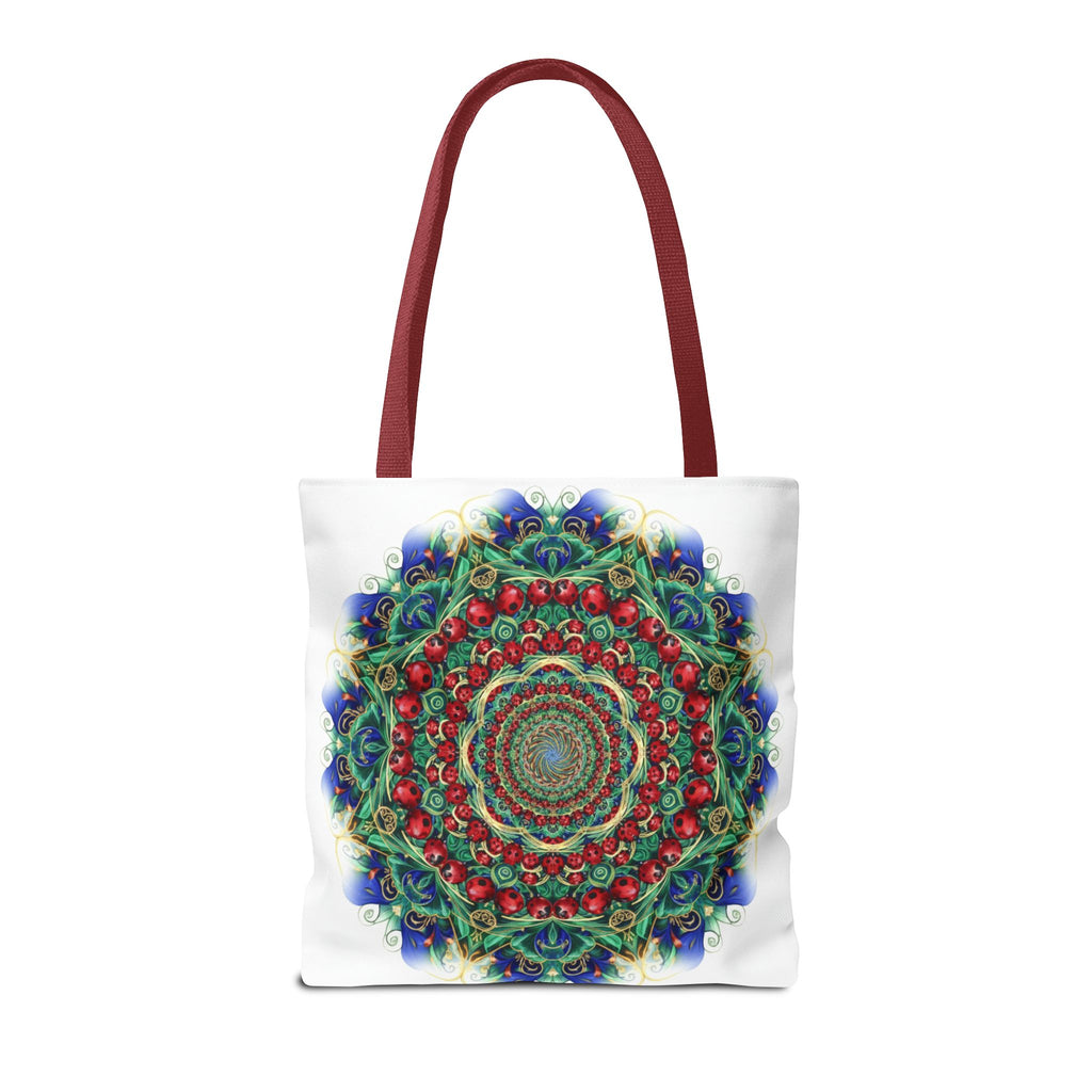 Bohemian Kaleidoscope Tote Bag — Colorful Mandala AOP Beach & Market Tote