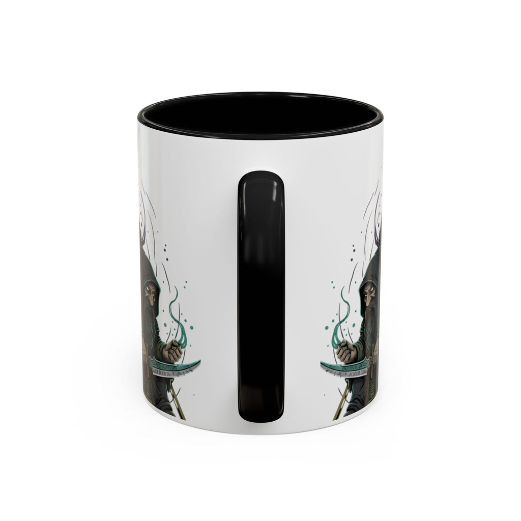 Grim Sorcerer Accent Coffee Mug – Witchy Wizard Magic 11/15oz