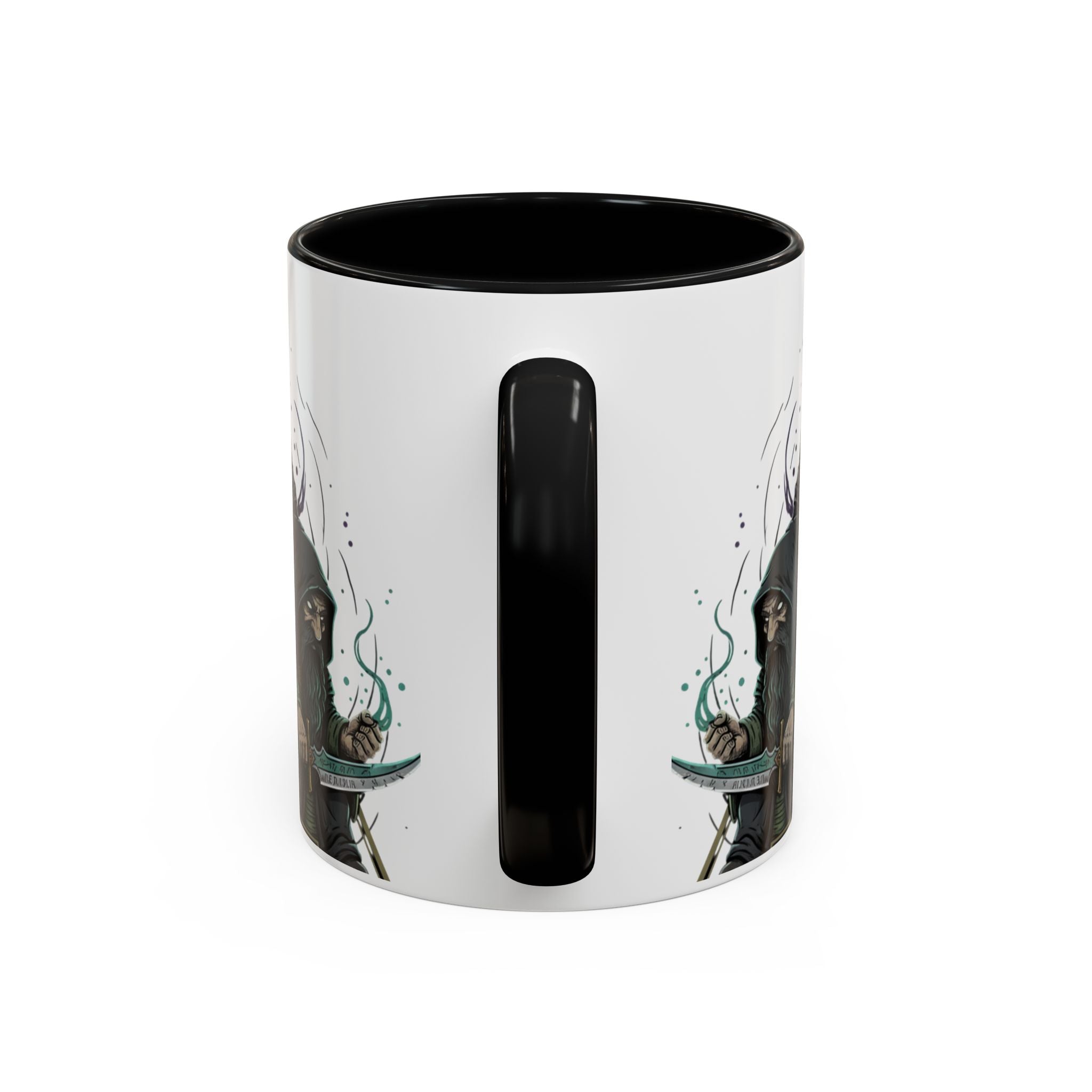 Grim Sorcerer Accent Coffee Mug – Witchy Wizard Magic 11/15oz