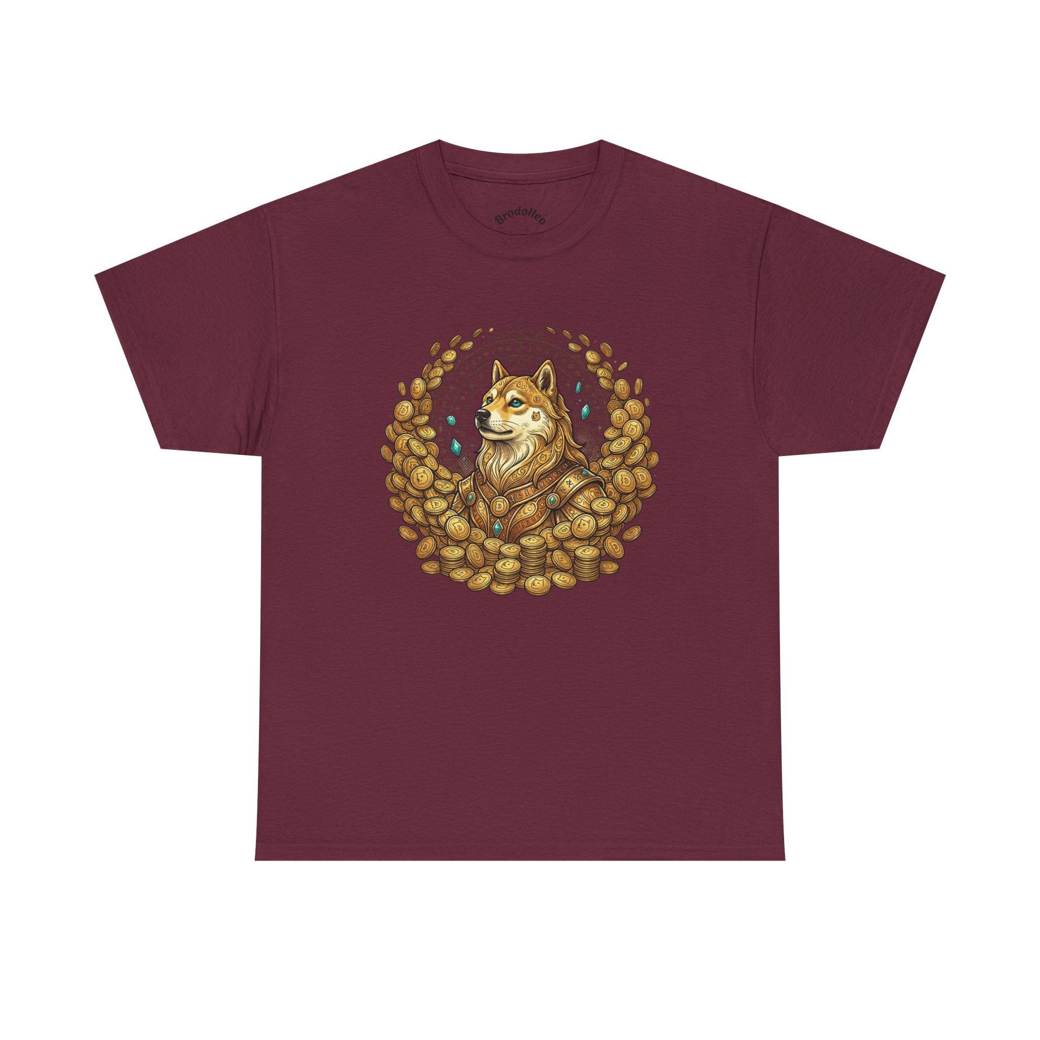 Shiba Inu Coffee Beans T‑Shirt — Cute Dog Cafe Tee