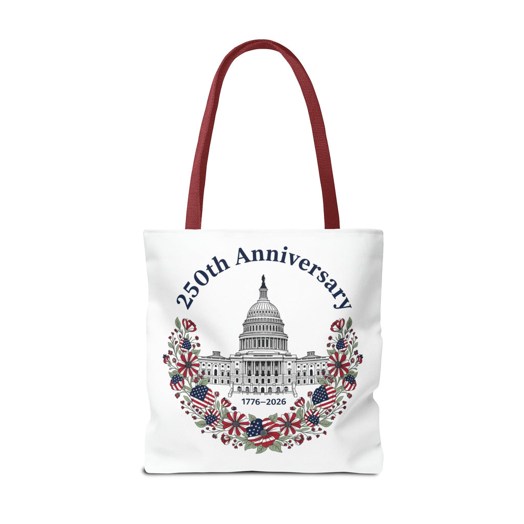 250th Anniversary Capitol Tote Bag — Patriotic USA Commemorative Tote (1776–2026)