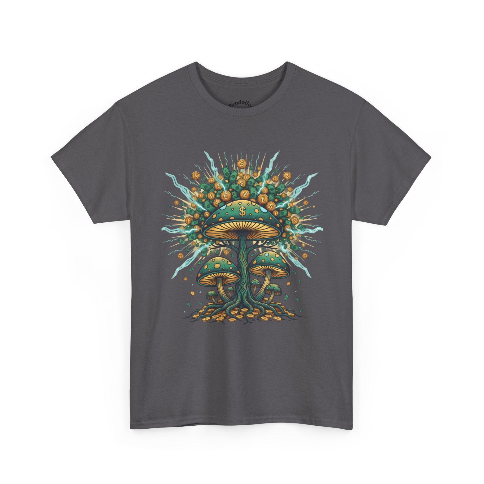 Mushroom Tree Graphic Tee — Psychedelic Nature Art T-Shirt