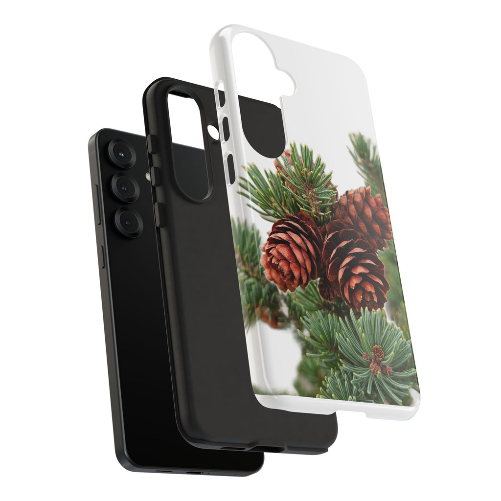 Pinecone Tough Phone Case — Protective Botanical Phone Cover