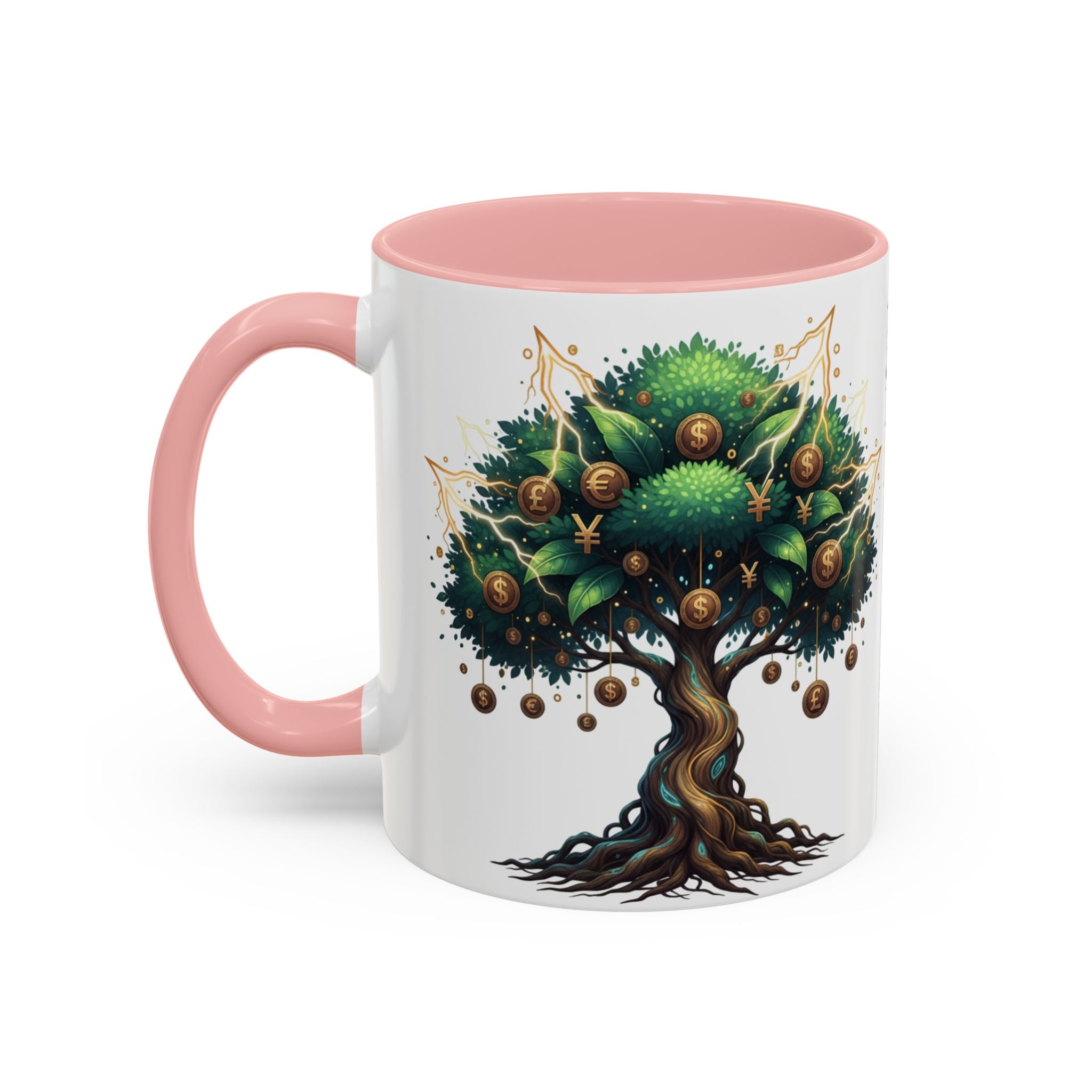 Accent Mug — Money Flows to Me Tree of Abundance Coffee Cup (11/15oz)