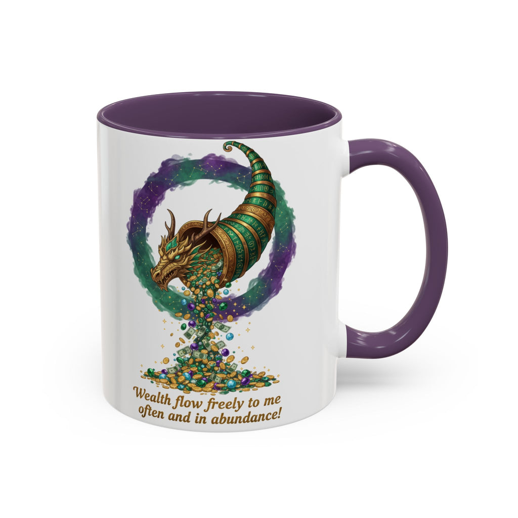 Cornucopia Wealth Coffee Mug — "Wealth flow freely to me often and in abundance!"