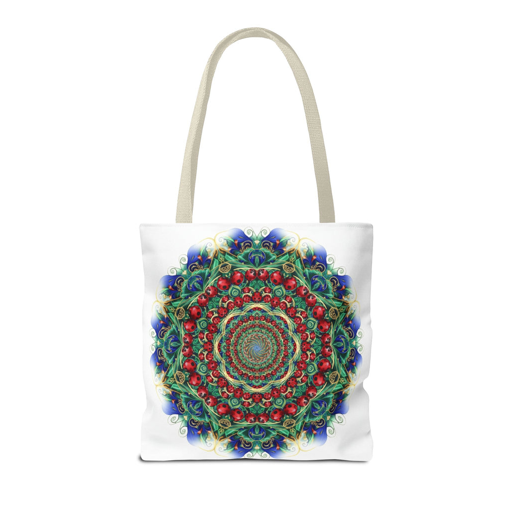 Bohemian Kaleidoscope Tote Bag — Colorful Mandala AOP Beach & Market Tote