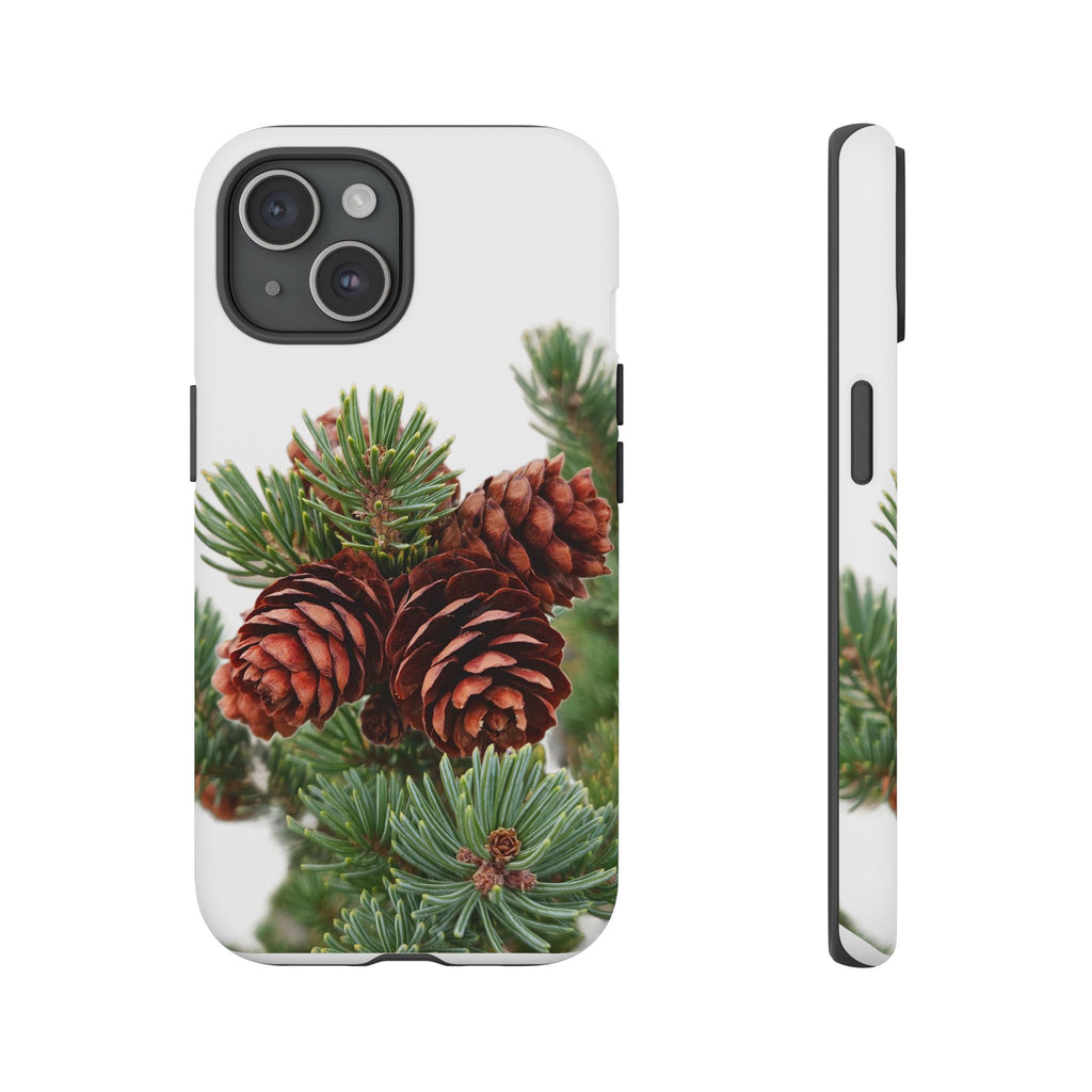 Pinecone Tough Phone Case — Protective Botanical Phone Cover