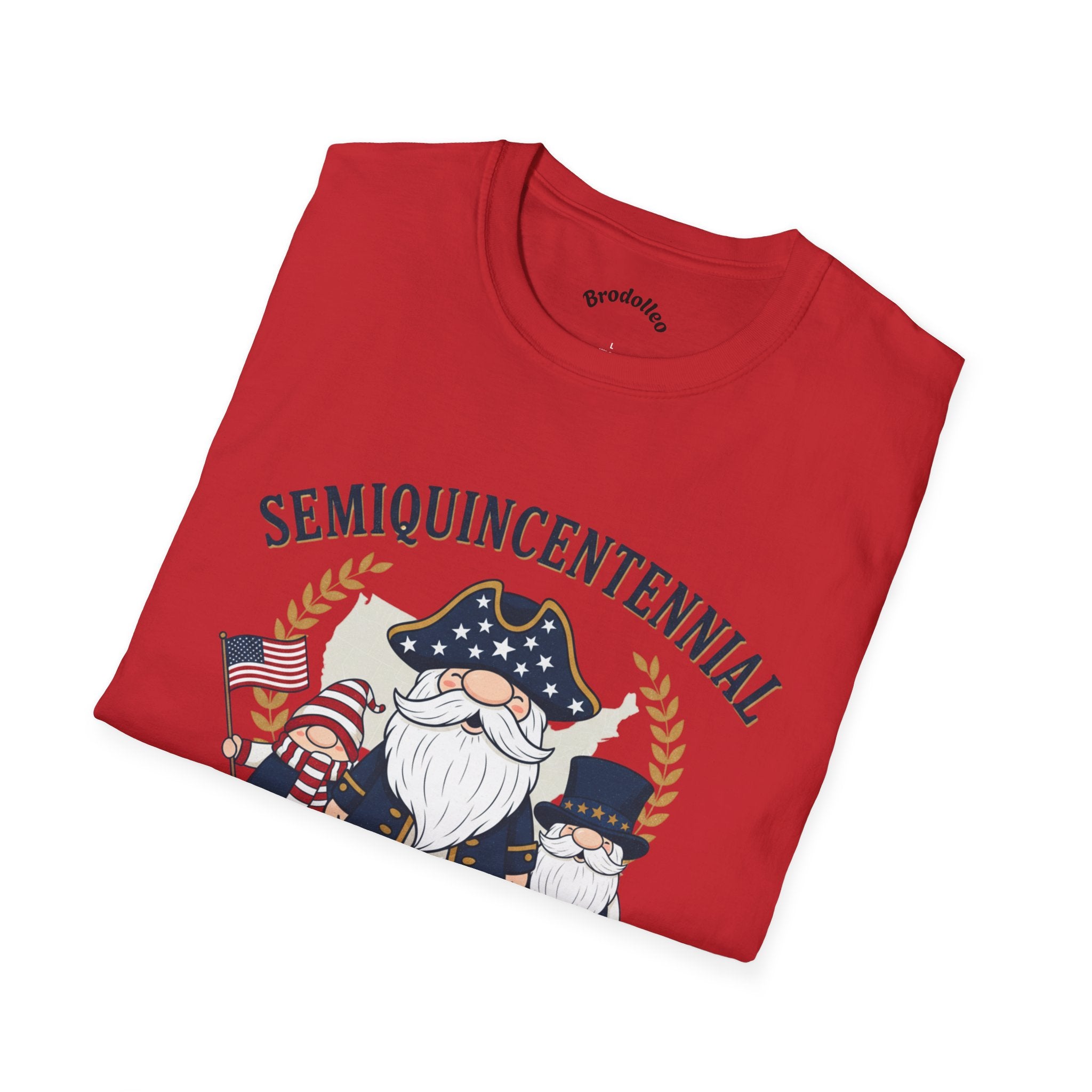 Semiquincentennial 250th USA Gnome T-Shirt — Patriotic Independence Day Tee