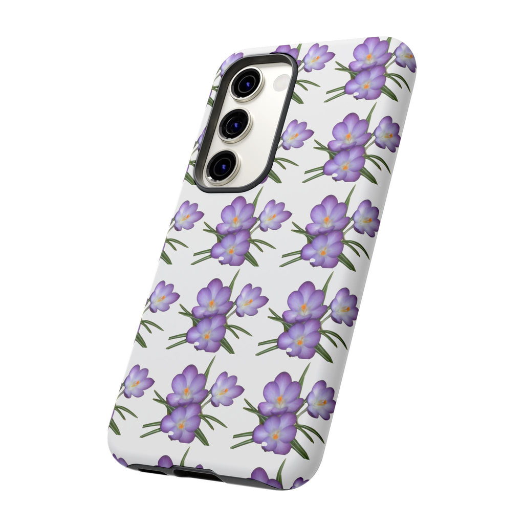 Tough Case — Purple Floral Phone Case